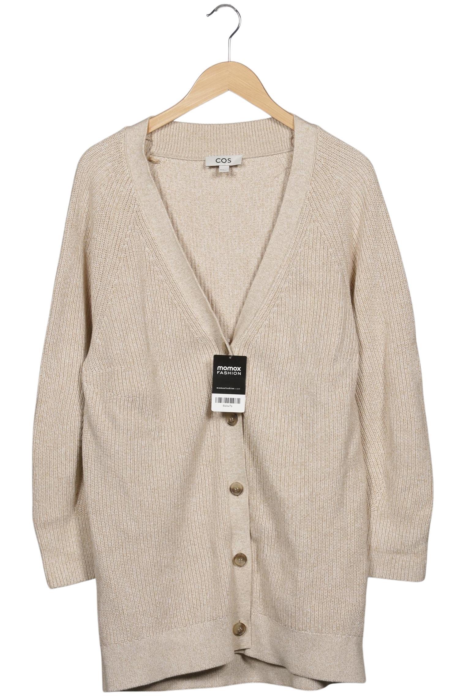 

COS Damen Strickjacke, beige, Gr. 38