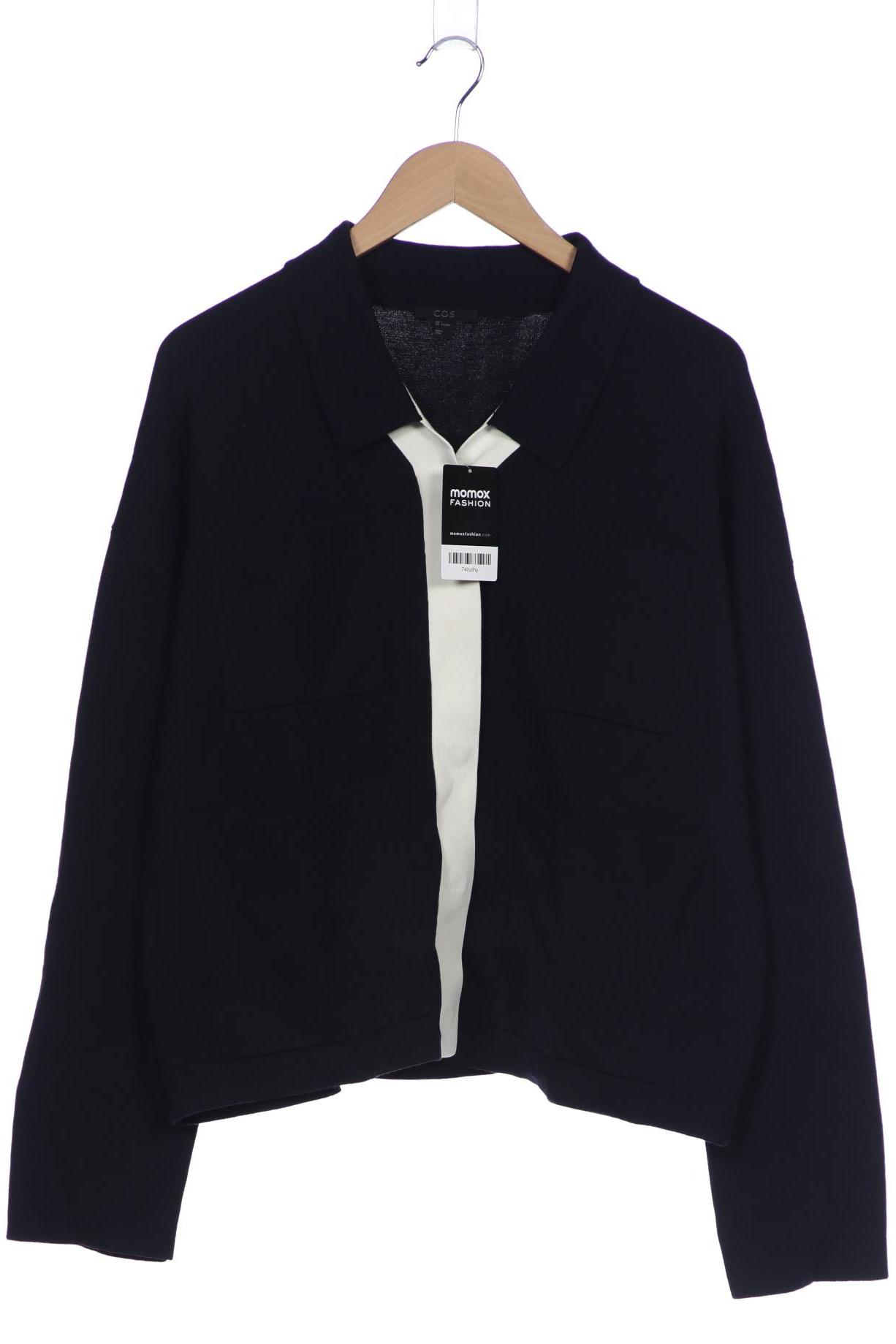 

COS Damen Strickjacke, marineblau, Gr. 42
