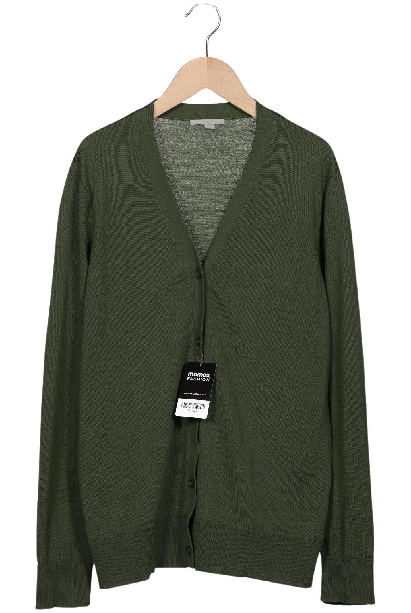 

COS Damen Strickjacke, grün, Gr. 42