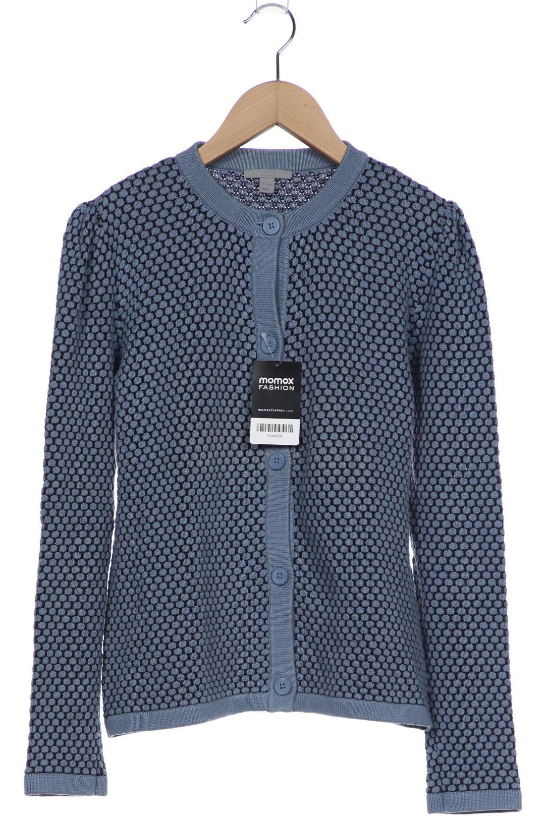 

COS Damen Strickjacke, blau, Gr. 36
