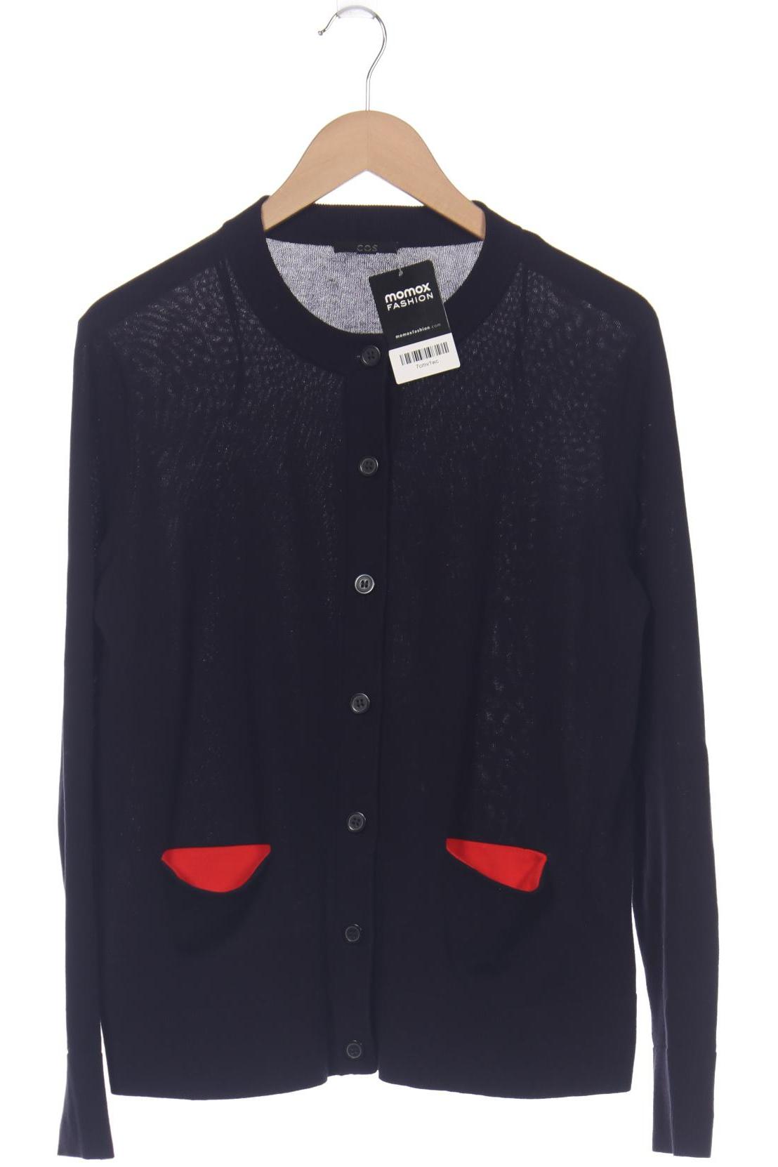 

COS Damen Strickjacke, marineblau, Gr. 38