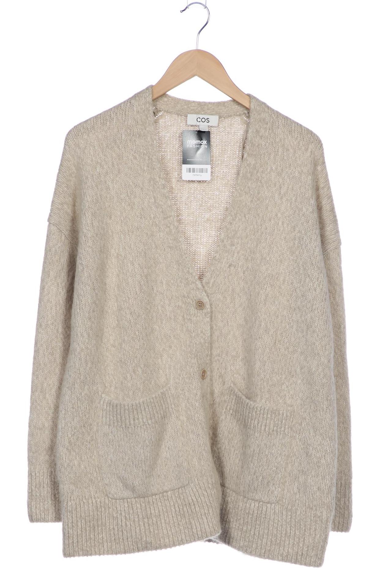 

COS Damen Strickjacke, beige, Gr. 42