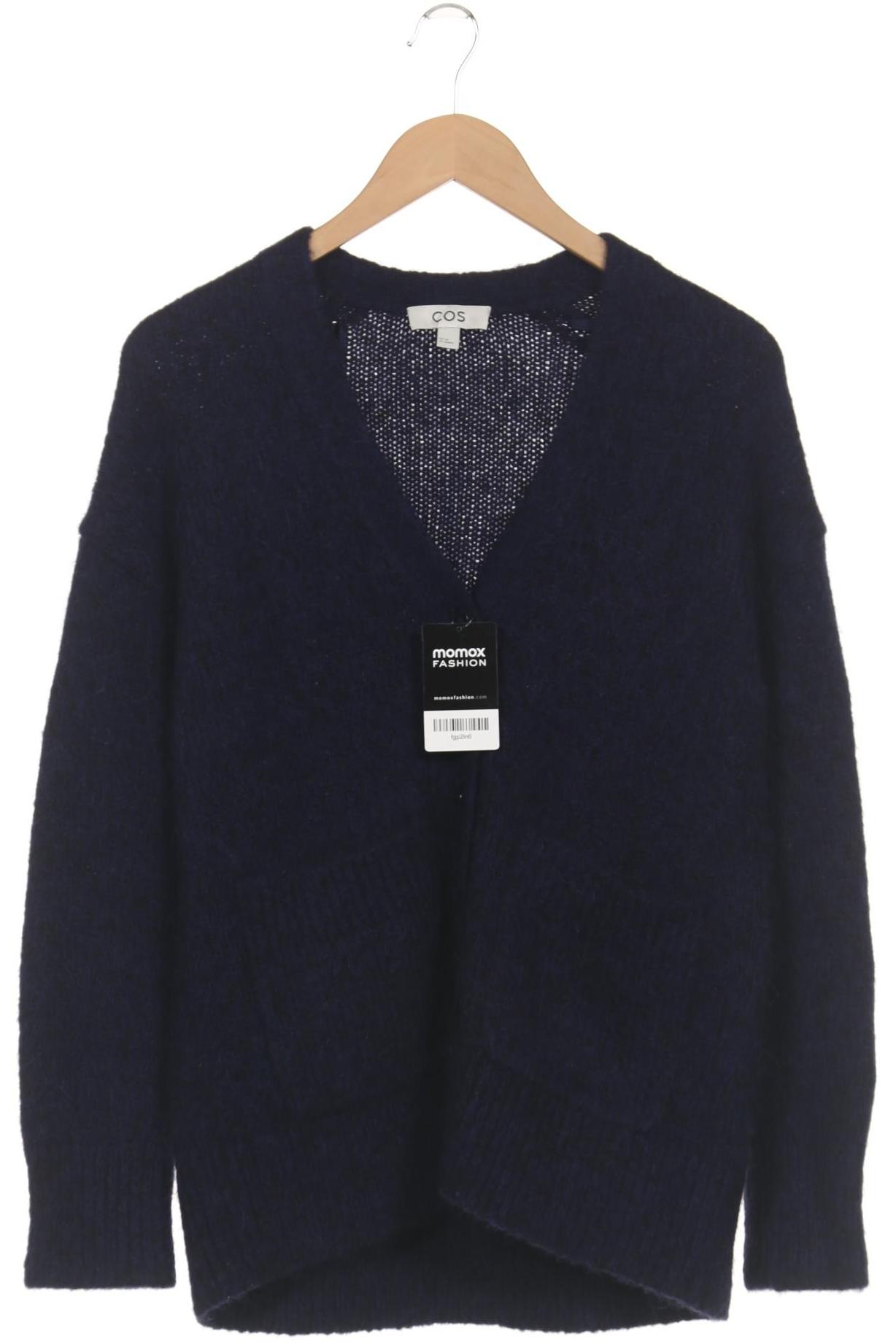 

COS Damen Strickjacke, marineblau, Gr. 34
