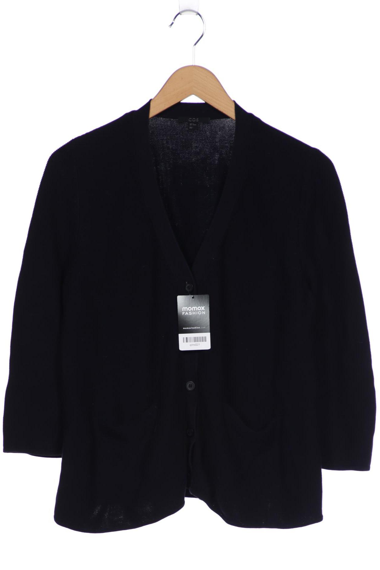 

COS Damen Strickjacke, marineblau, Gr. 38