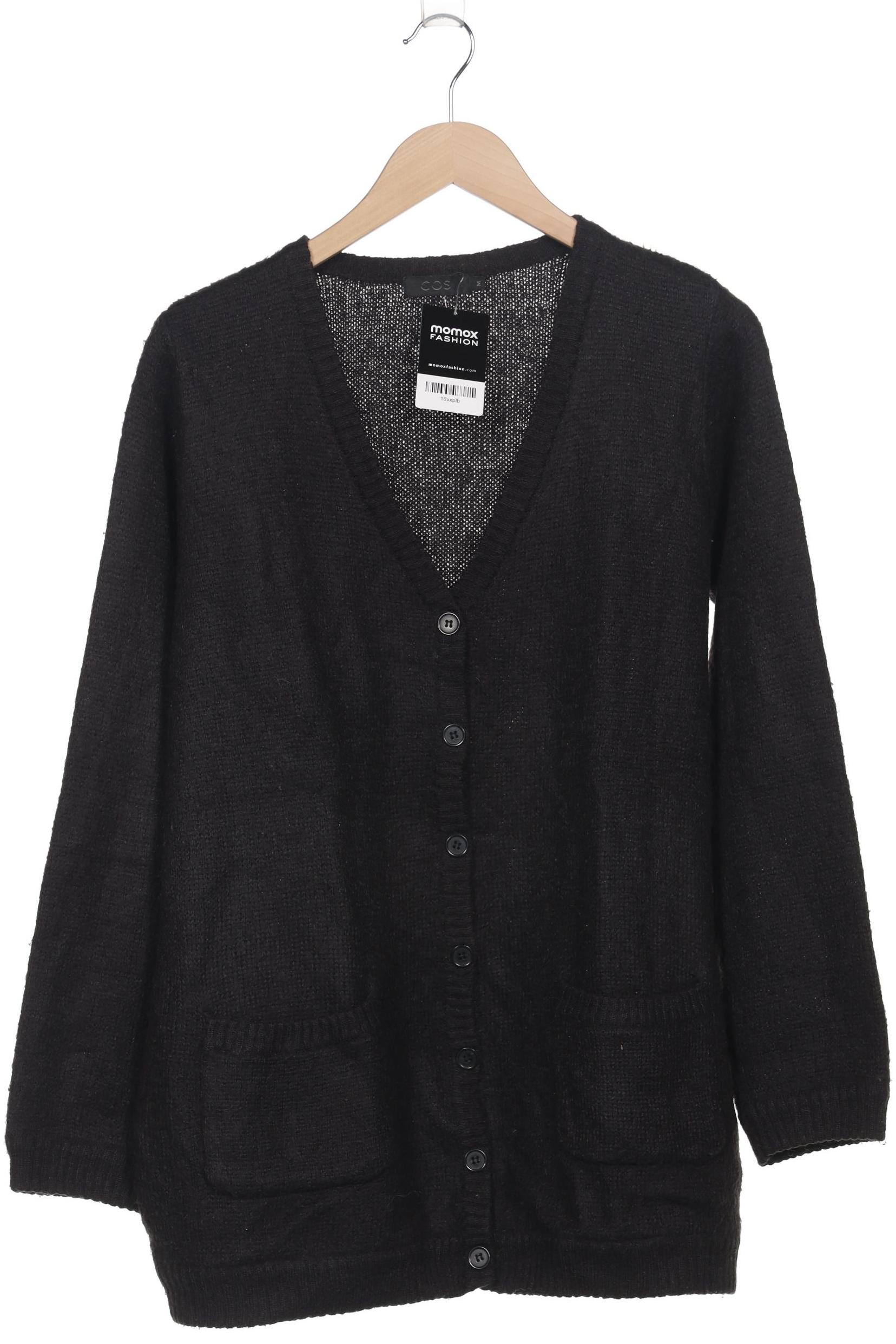 

COS Damen Strickjacke, schwarz, Gr. 38