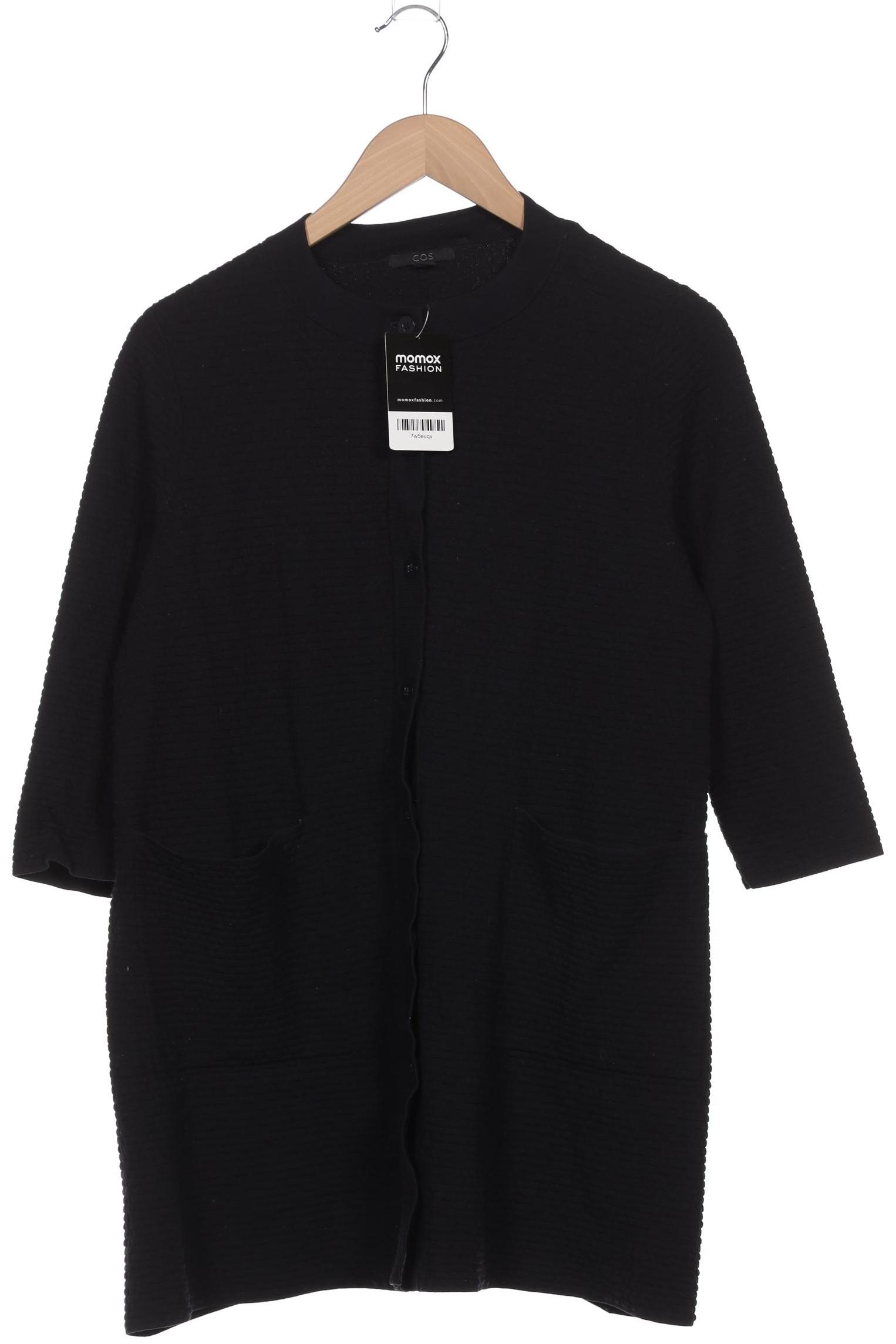 

COS Damen Strickjacke, marineblau, Gr. 36