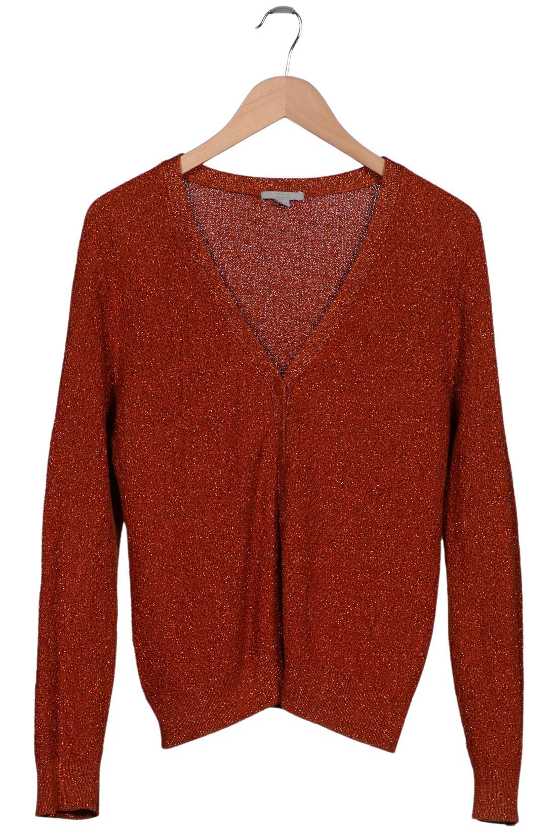 

COS Damen Strickjacke, orange, Gr. 42