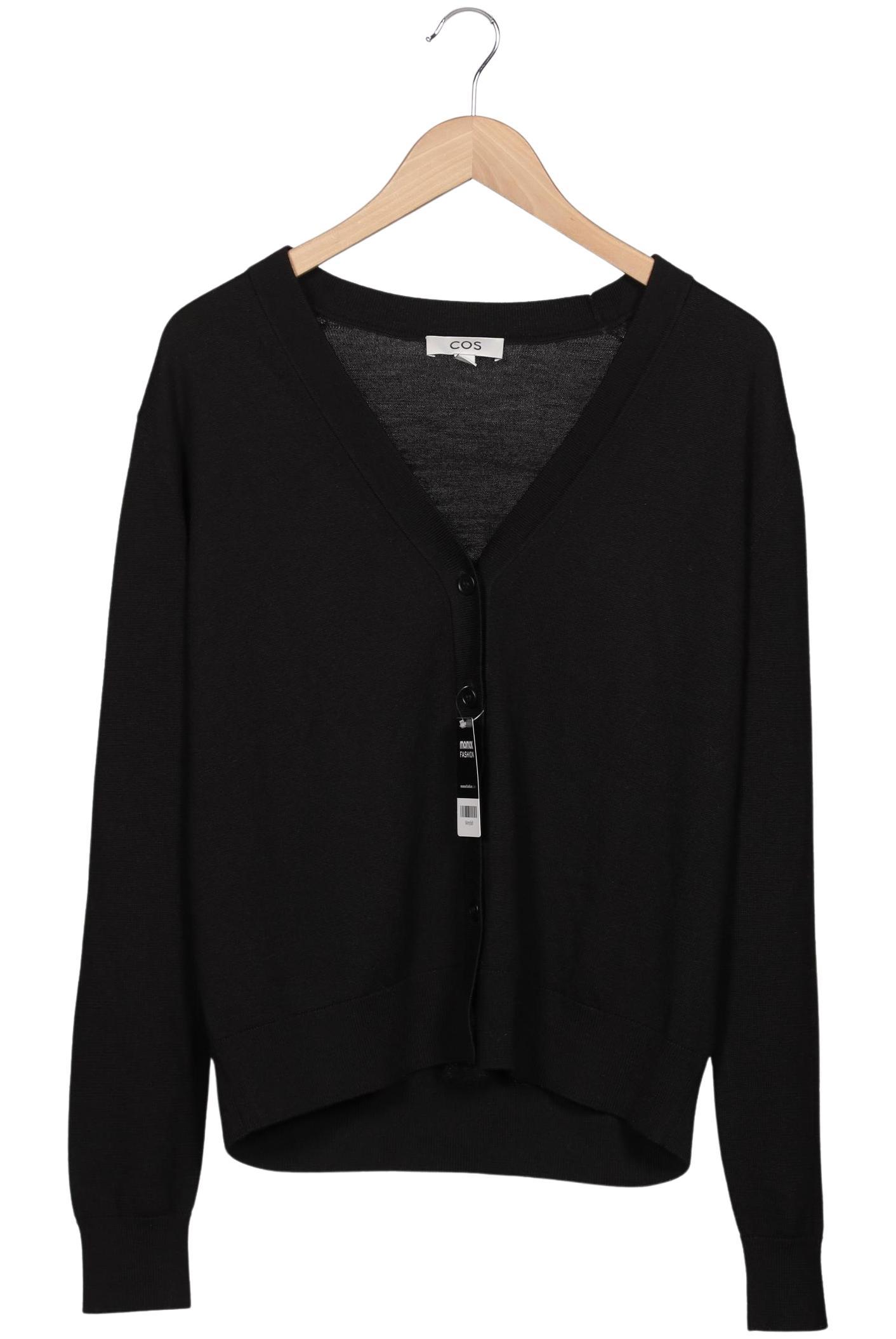 

COS Damen Strickjacke, schwarz, Gr. 38