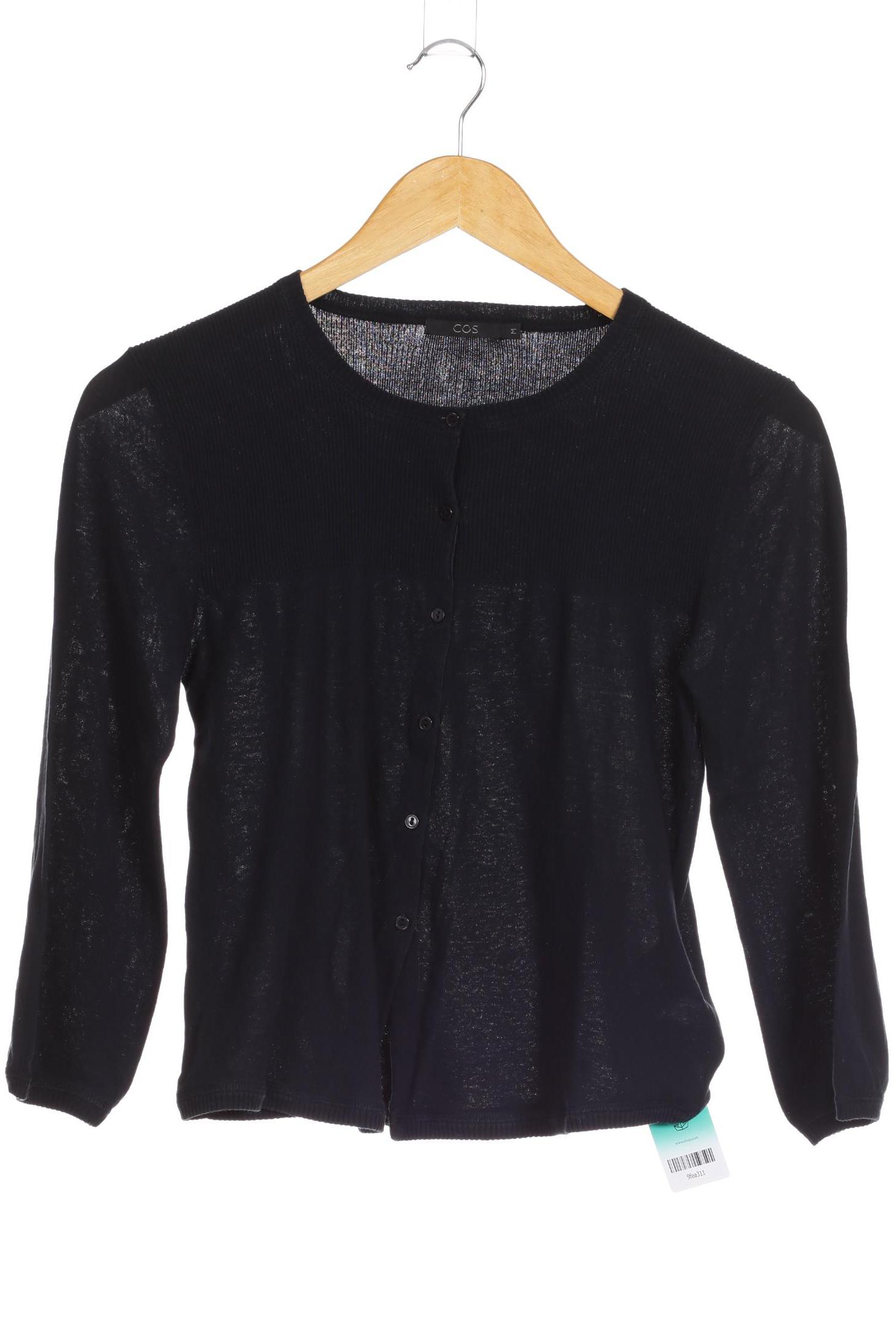 

COS Damen Strickjacke, schwarz, Gr. 38
