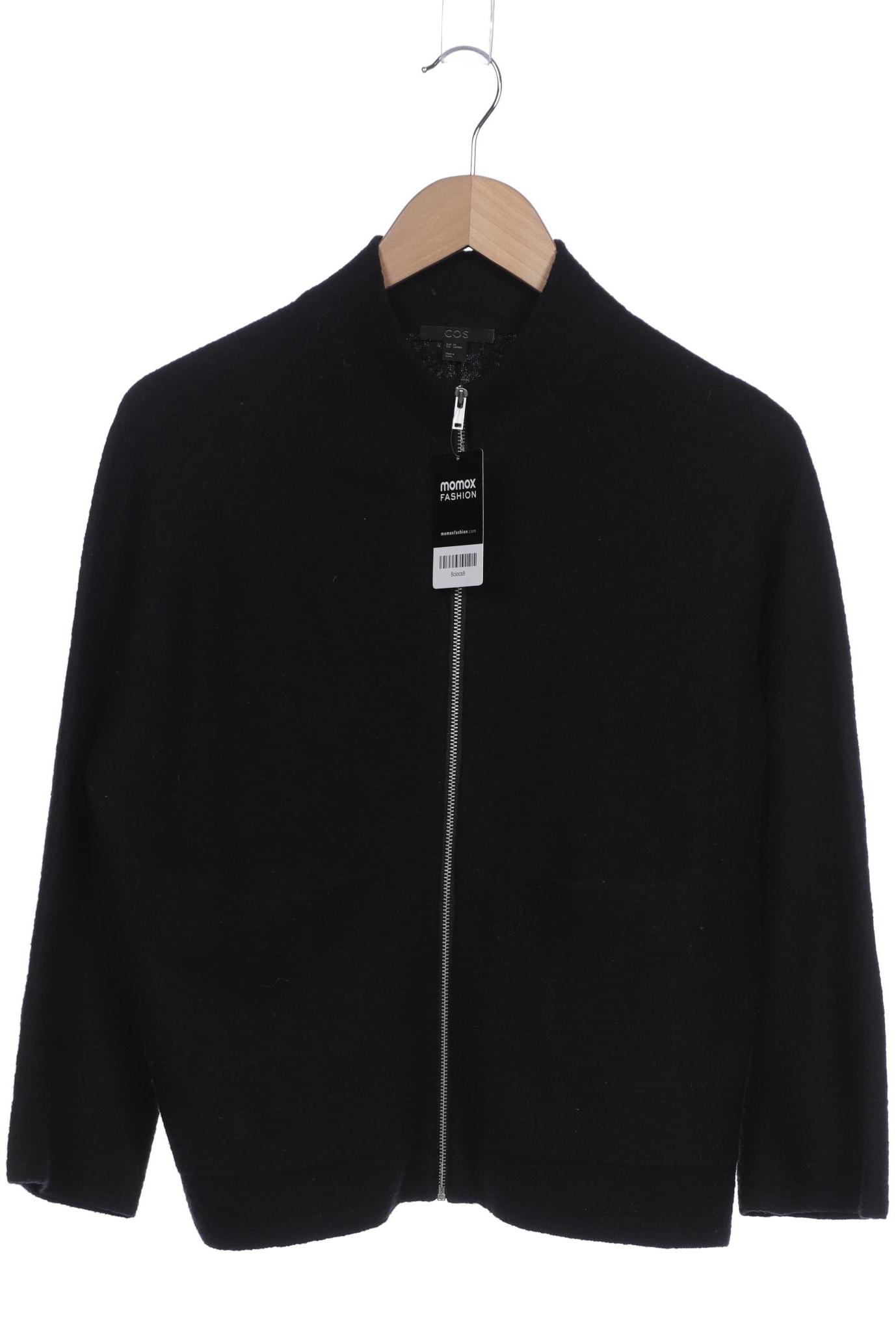 

COS Damen Strickjacke, schwarz, Gr. 34