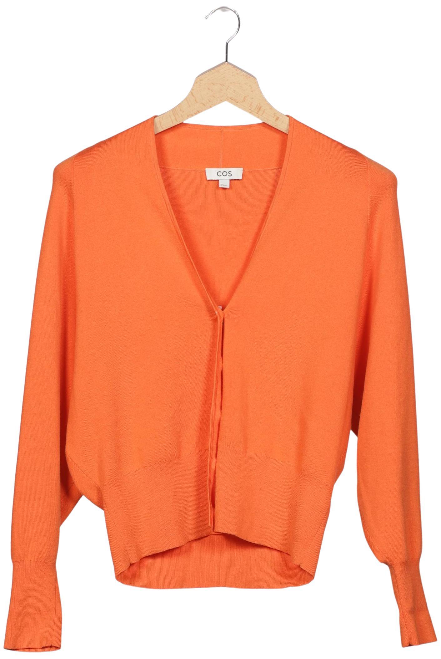 

COS Damen Strickjacke, orange, Gr. 42