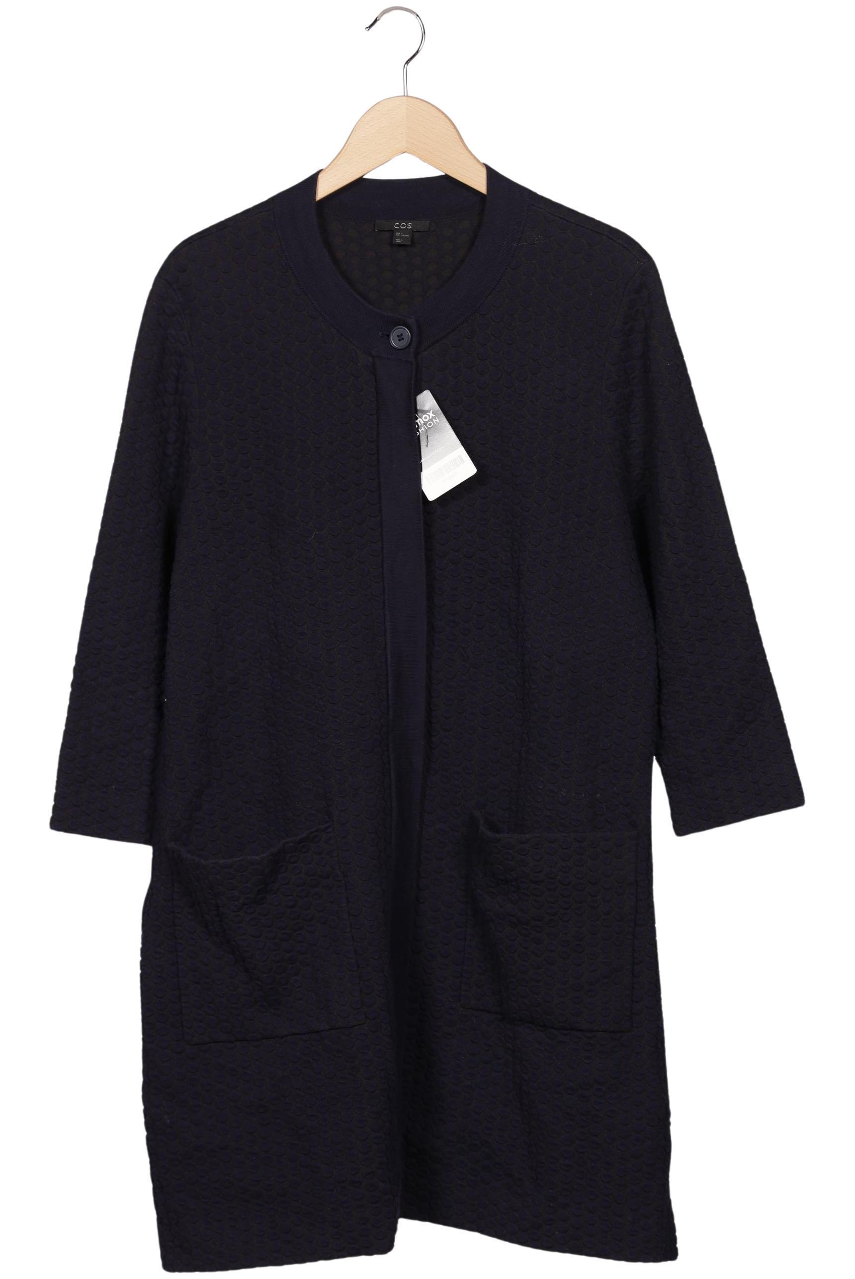 

COS Damen Strickjacke, marineblau, Gr. 42