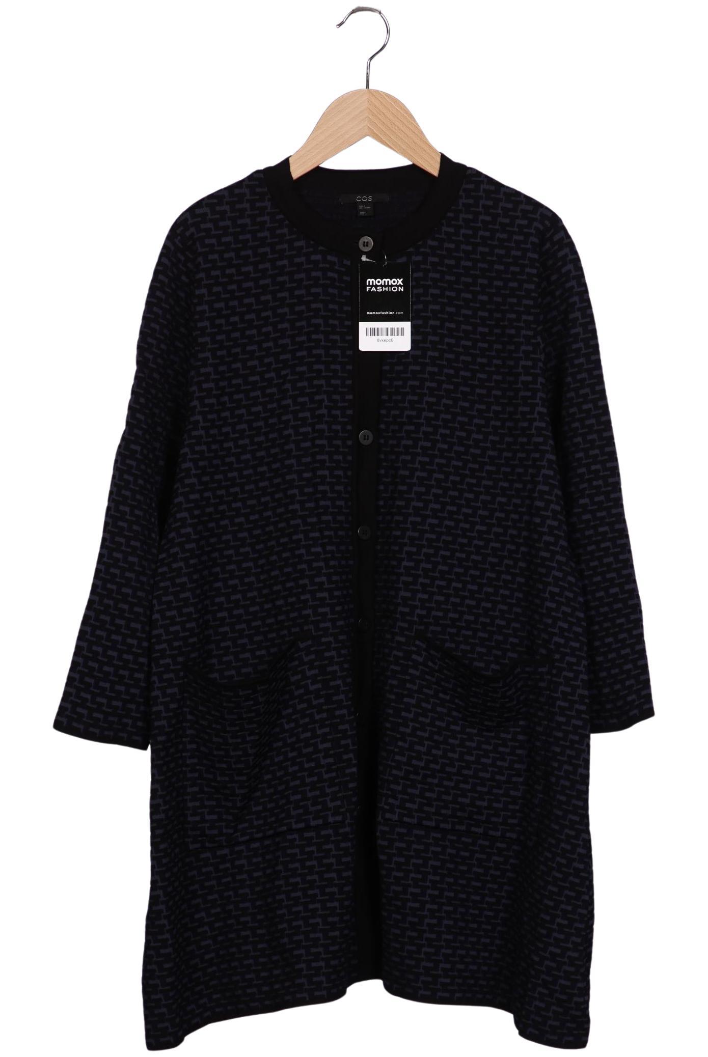 

COS Damen Strickjacke, marineblau, Gr. 36