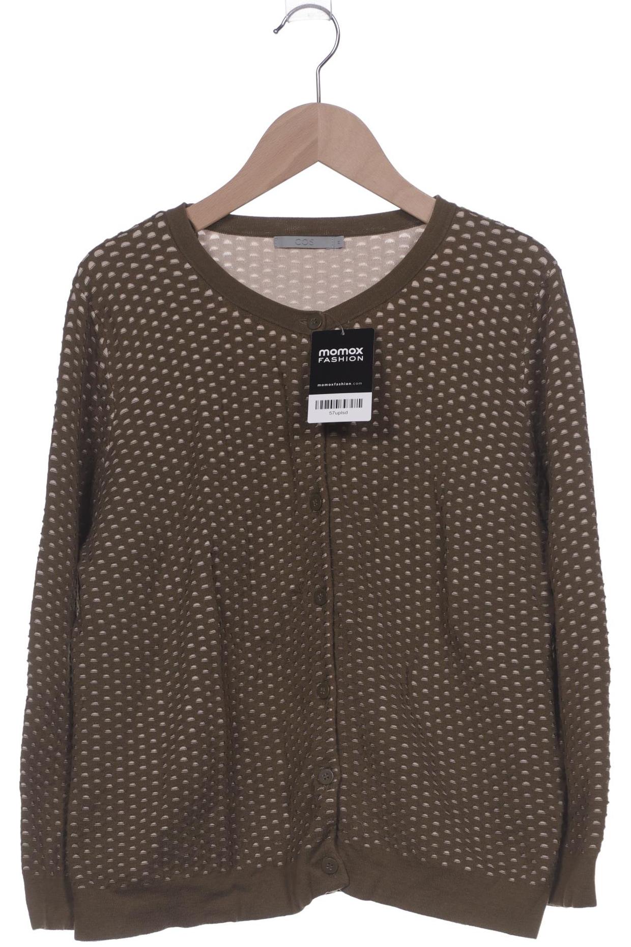 

COS Damen Strickjacke, grün, Gr. 38