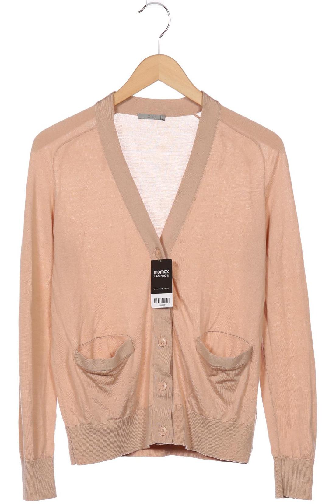

COS Damen Strickjacke, beige, Gr. 38