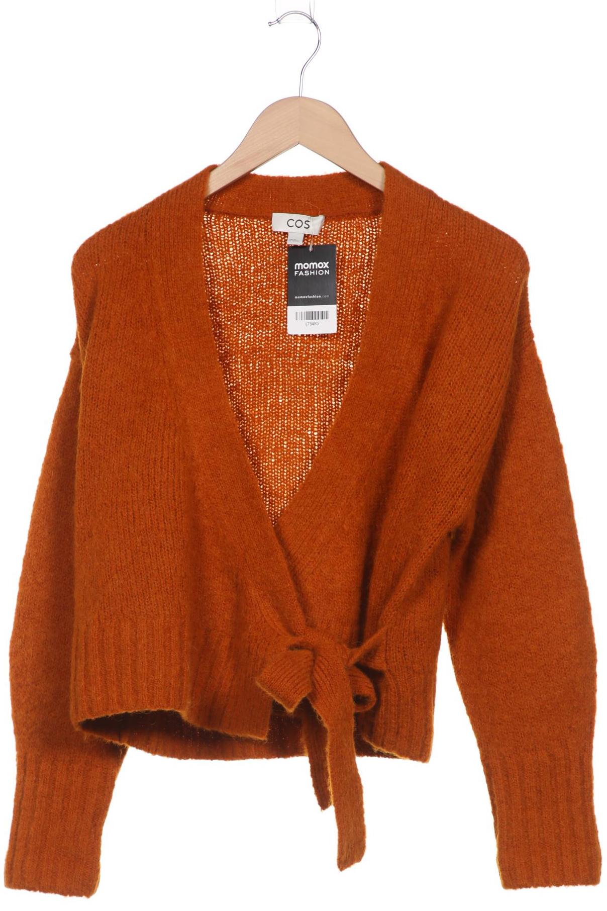 

COS Damen Strickjacke, orange, Gr. 34