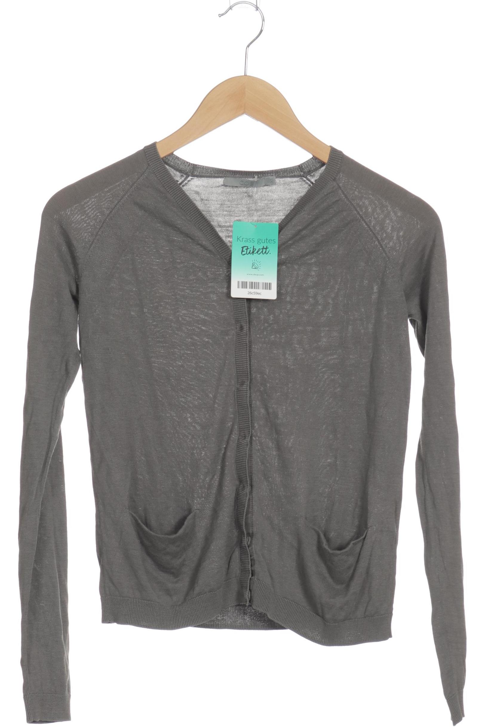 

COS Damen Strickjacke, grau, Gr. 34