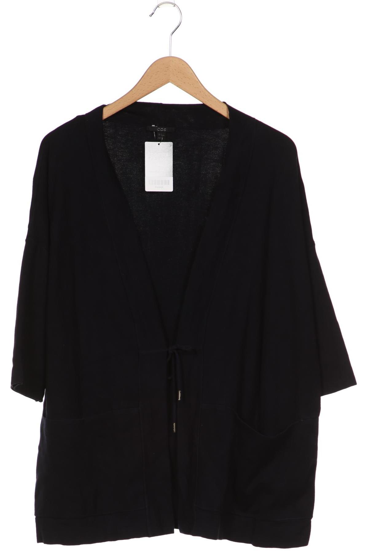 

COS Damen Strickjacke, marineblau, Gr. 34