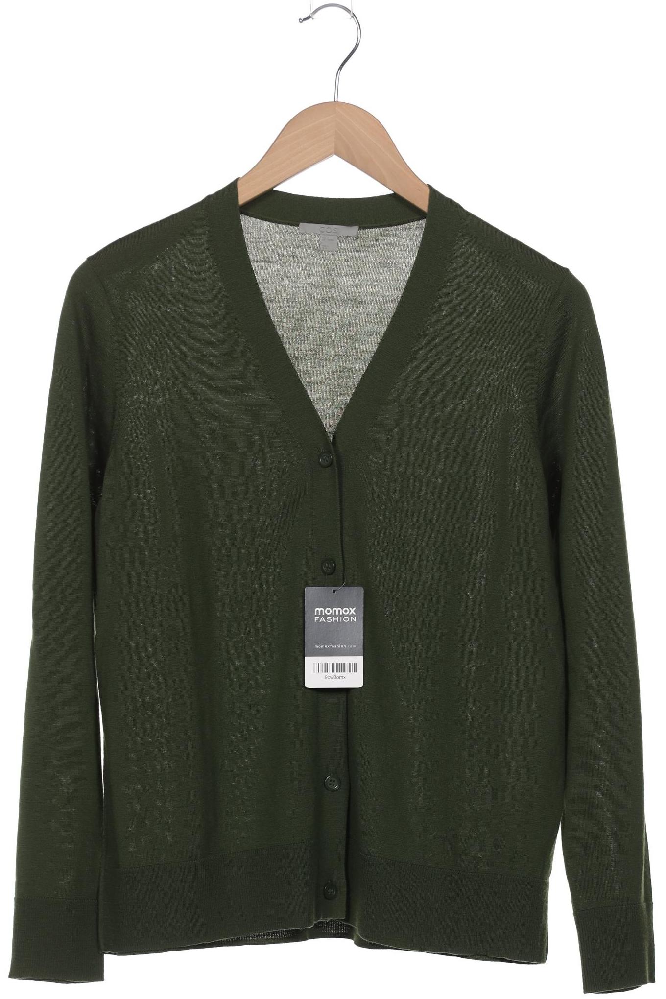 

COS Damen Strickjacke, grün, Gr. 38