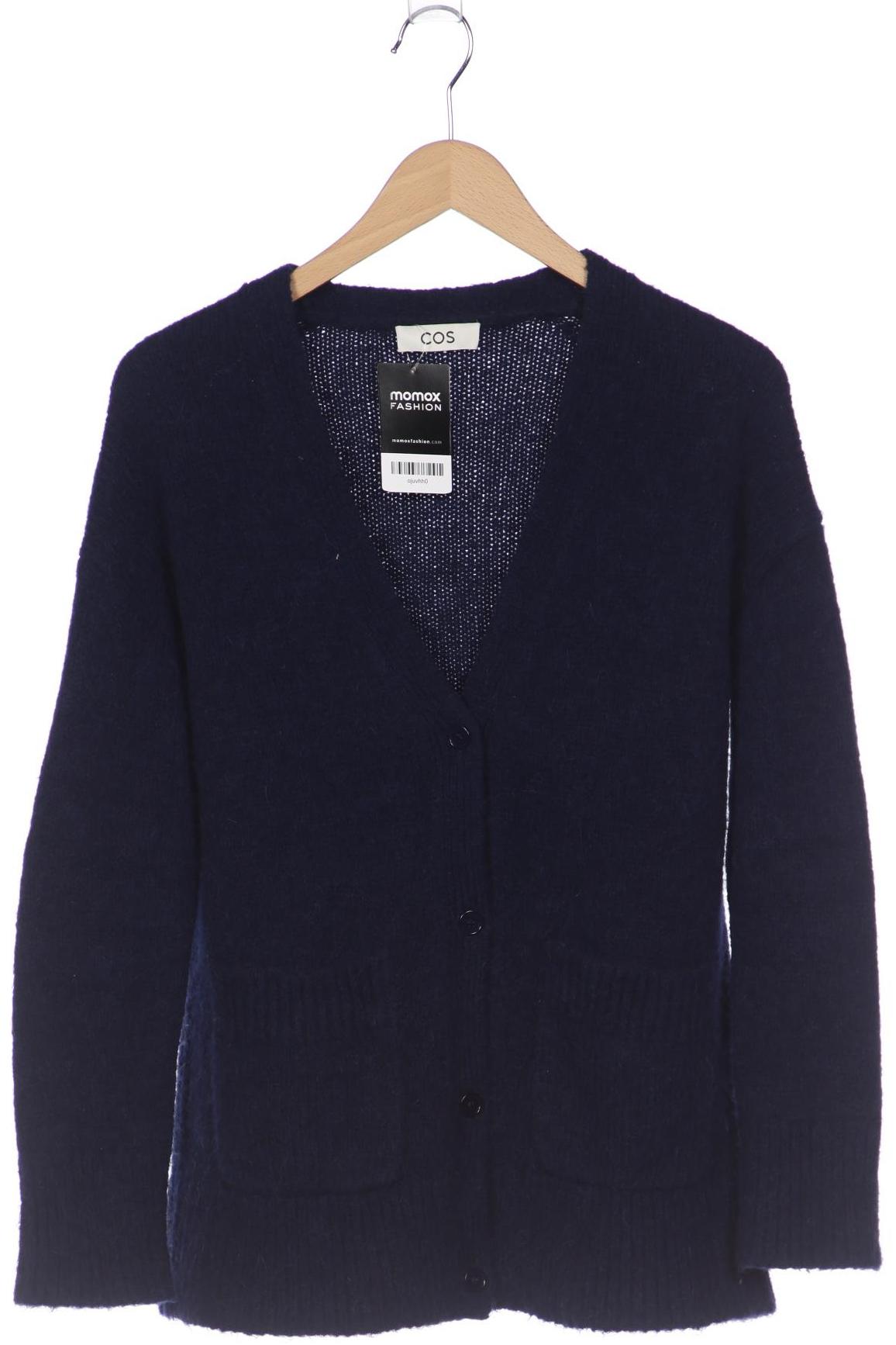

COS Damen Strickjacke, marineblau, Gr. 46
