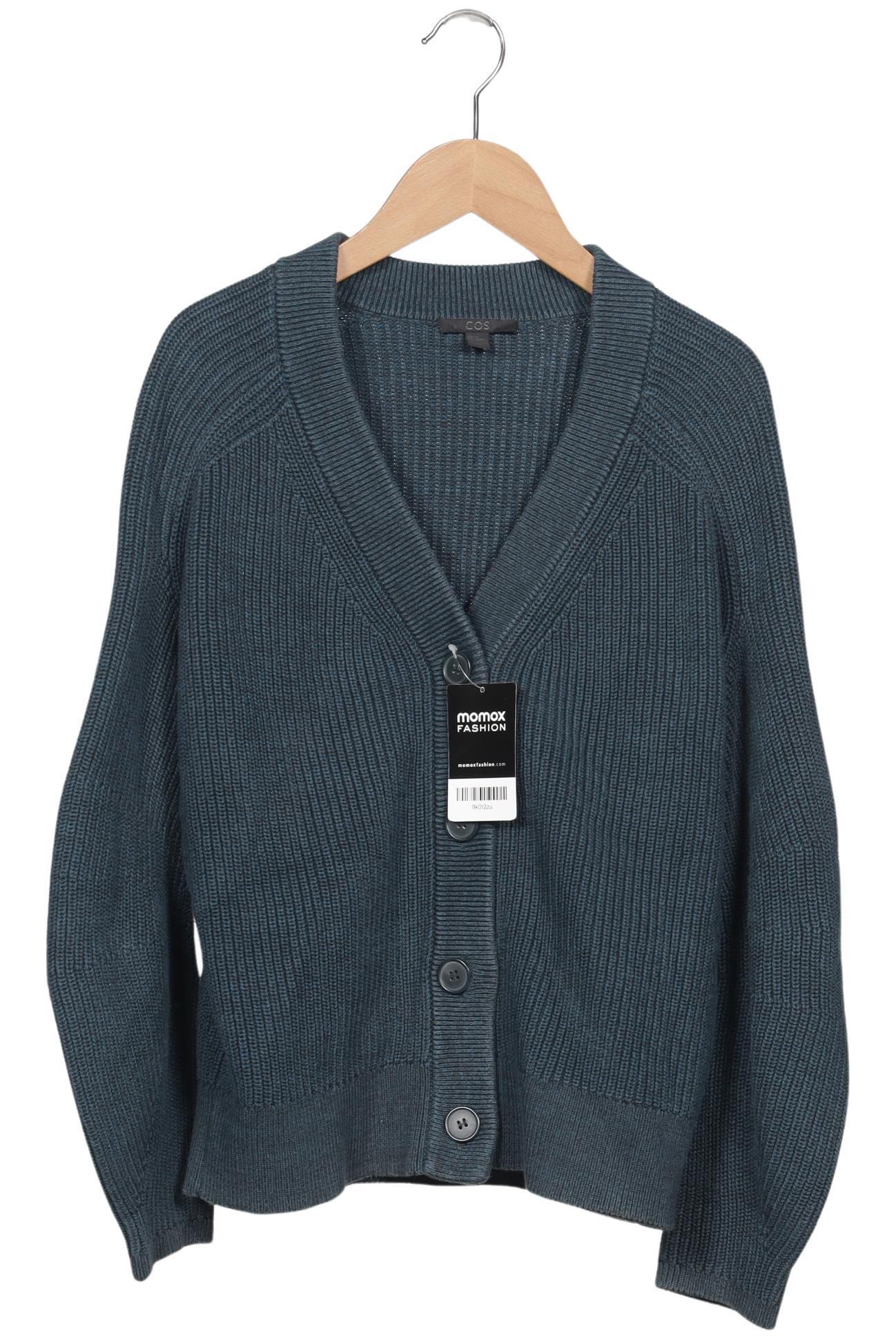 

COS Damen Strickjacke, blau, Gr. 34