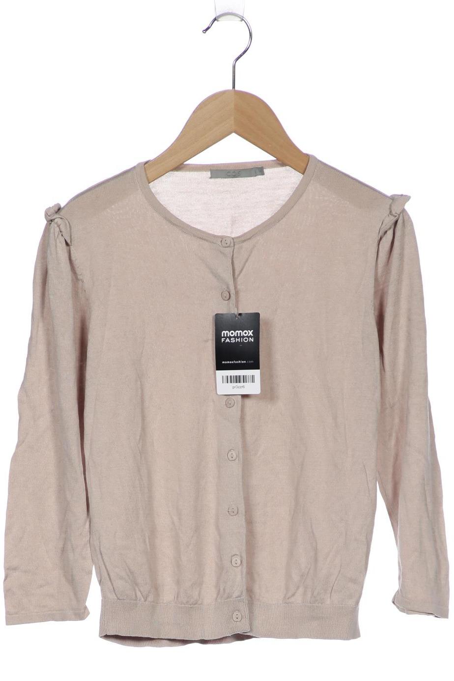 

COS Damen Strickjacke, beige, Gr. 36