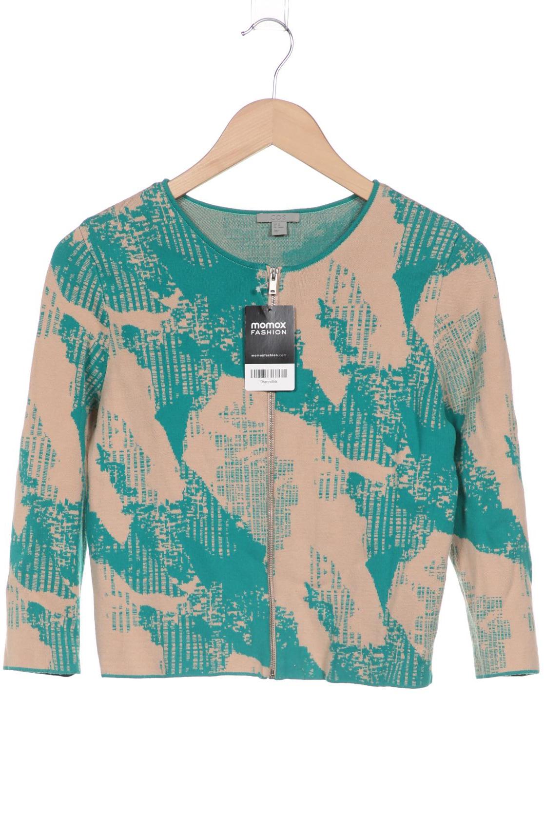 

COS Damen Strickjacke, türkis, Gr. 34