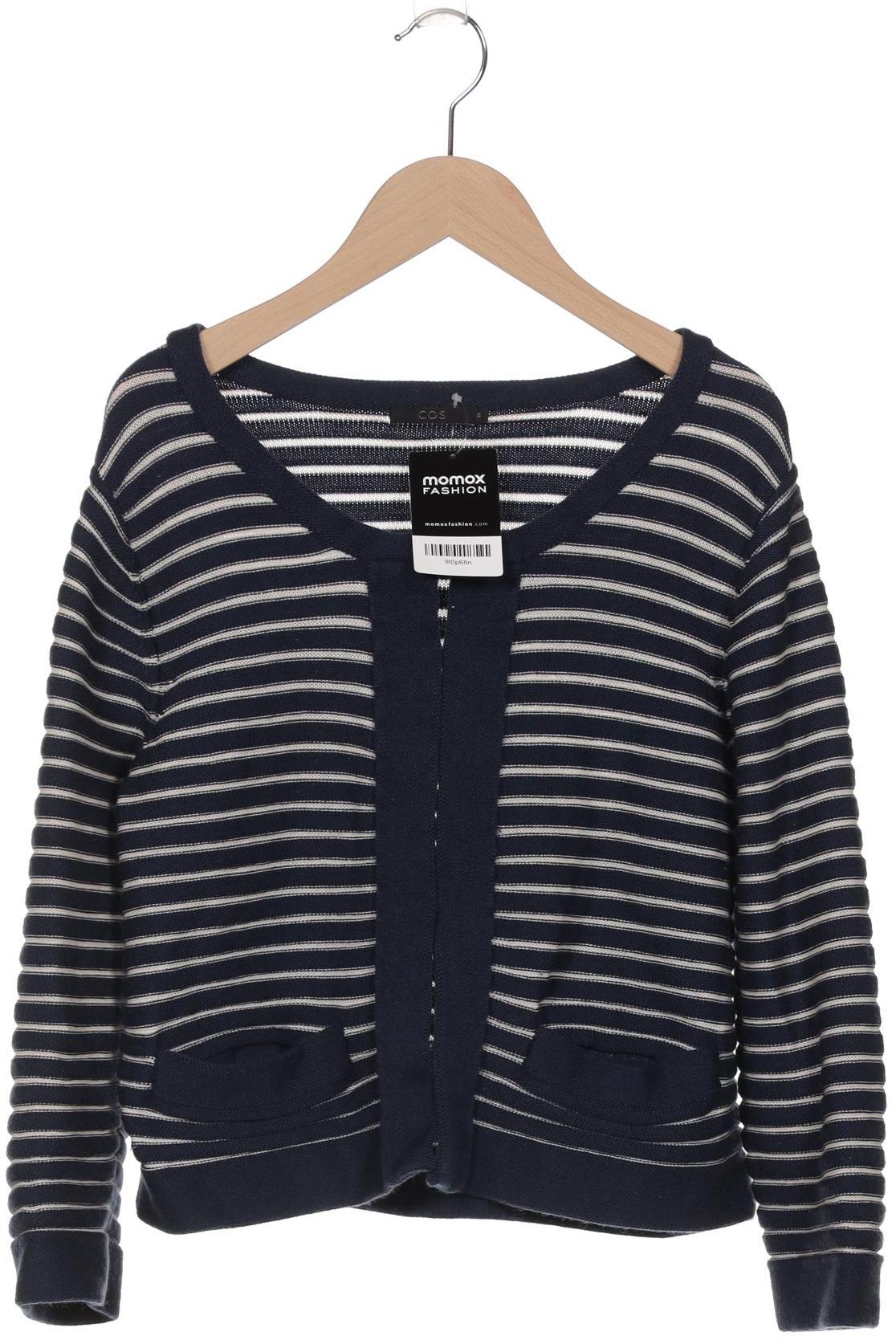 

COS Damen Strickjacke, marineblau, Gr. 38