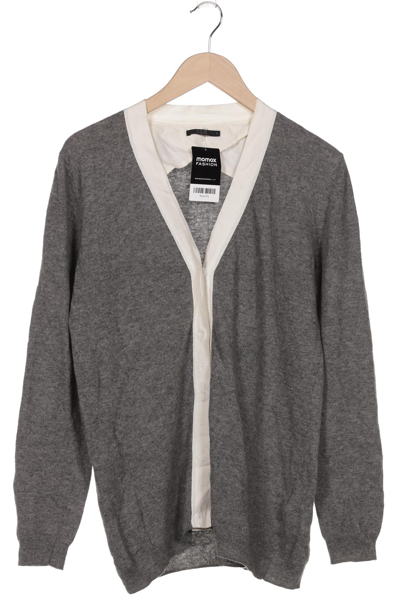 

COS Damen Strickjacke, grau, Gr. 38