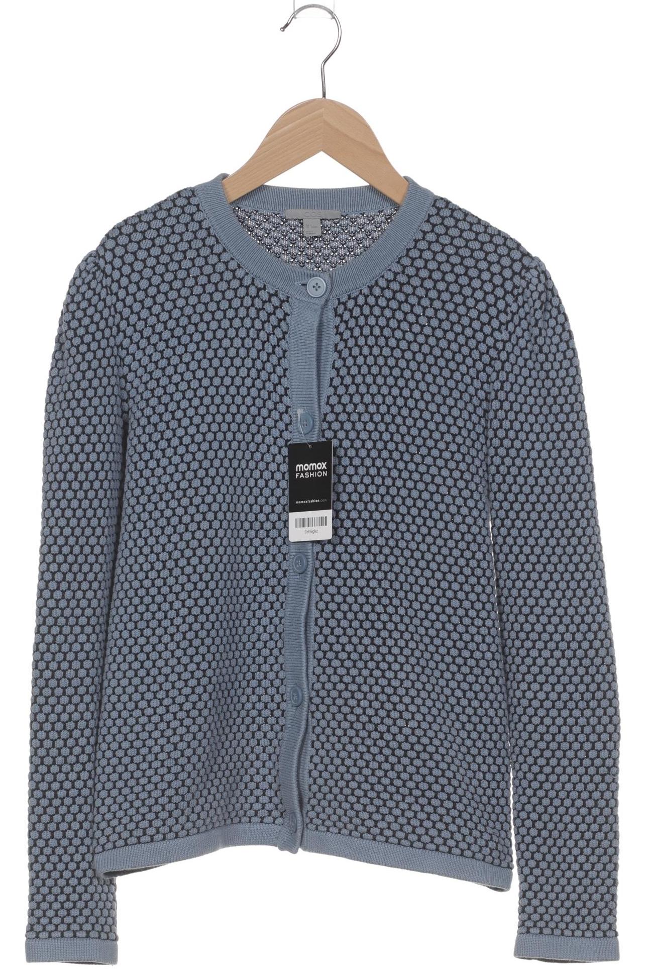 

COS Damen Strickjacke, blau, Gr. 36