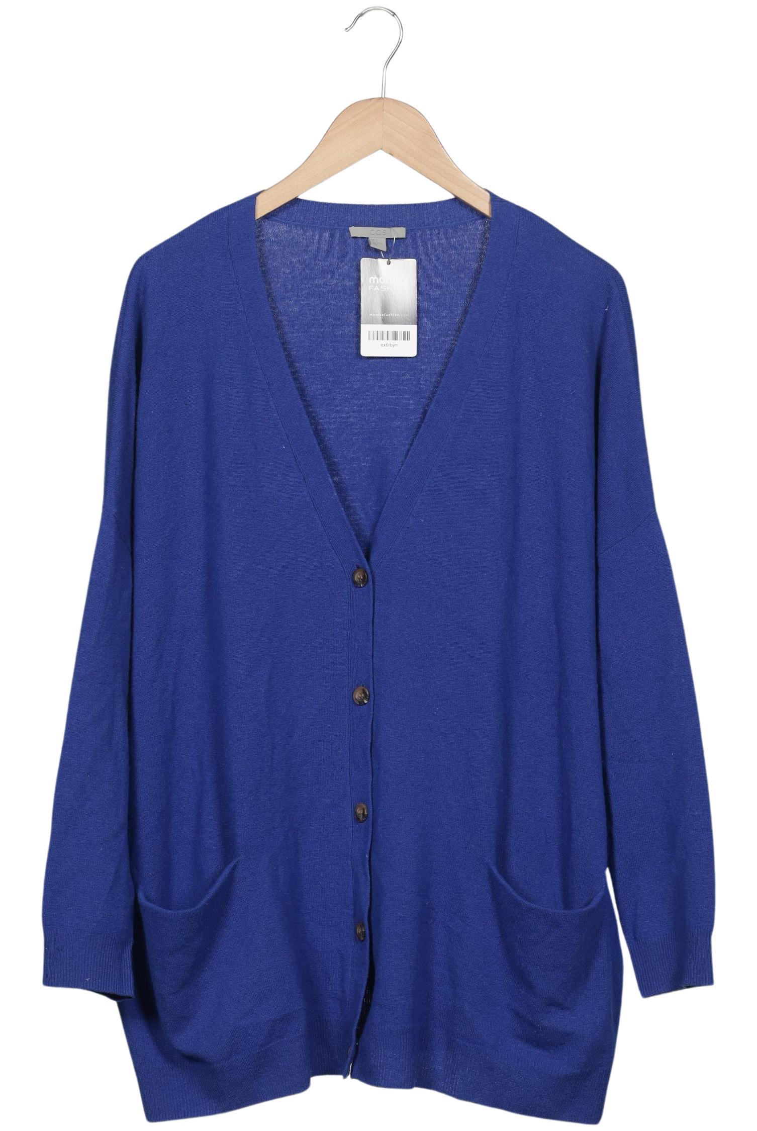 

COS Damen Strickjacke, blau, Gr. 38