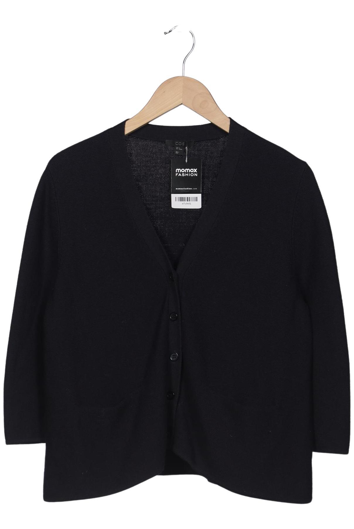 

COS Damen Strickjacke, marineblau, Gr. 38