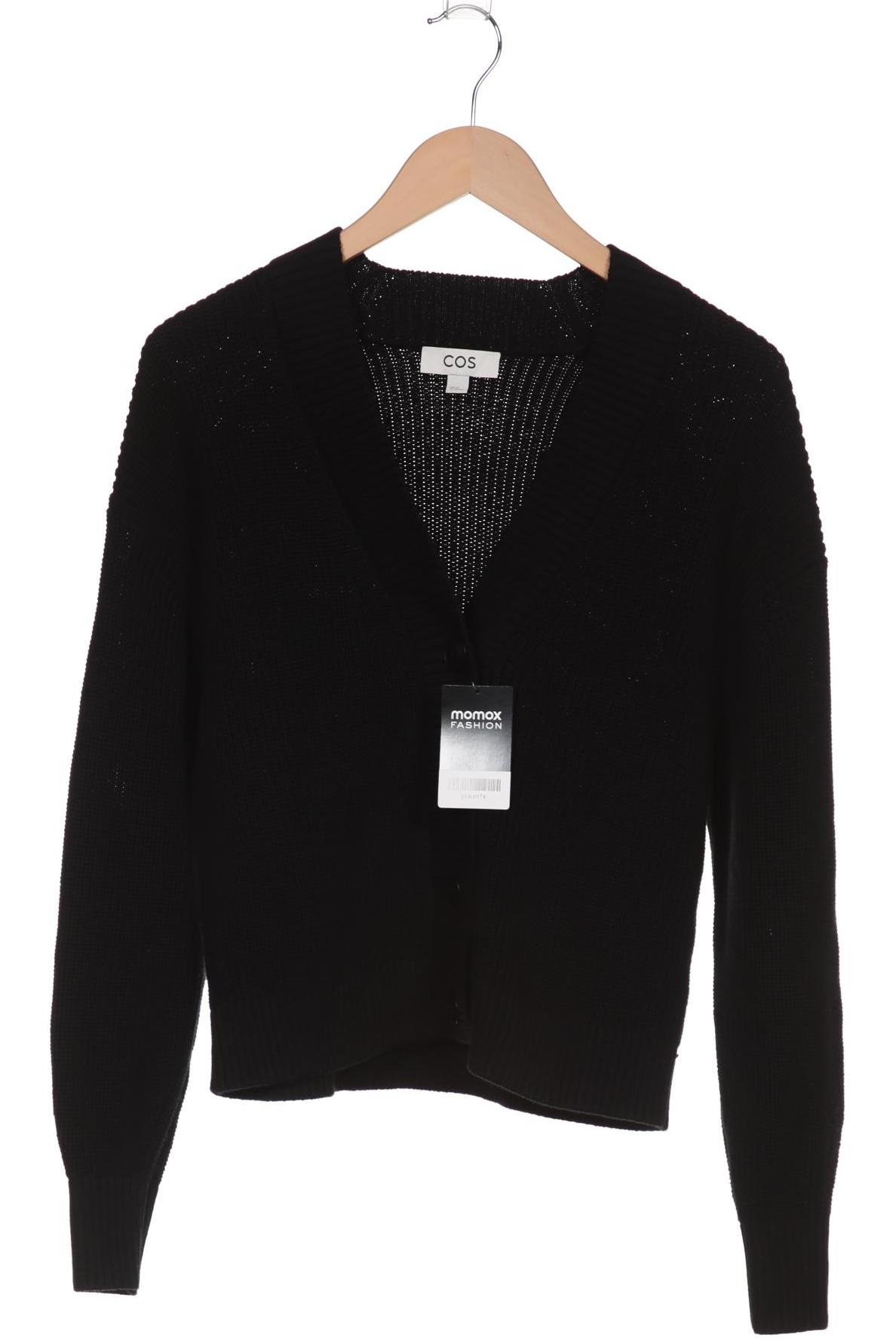

COS Damen Strickjacke, schwarz, Gr. 34