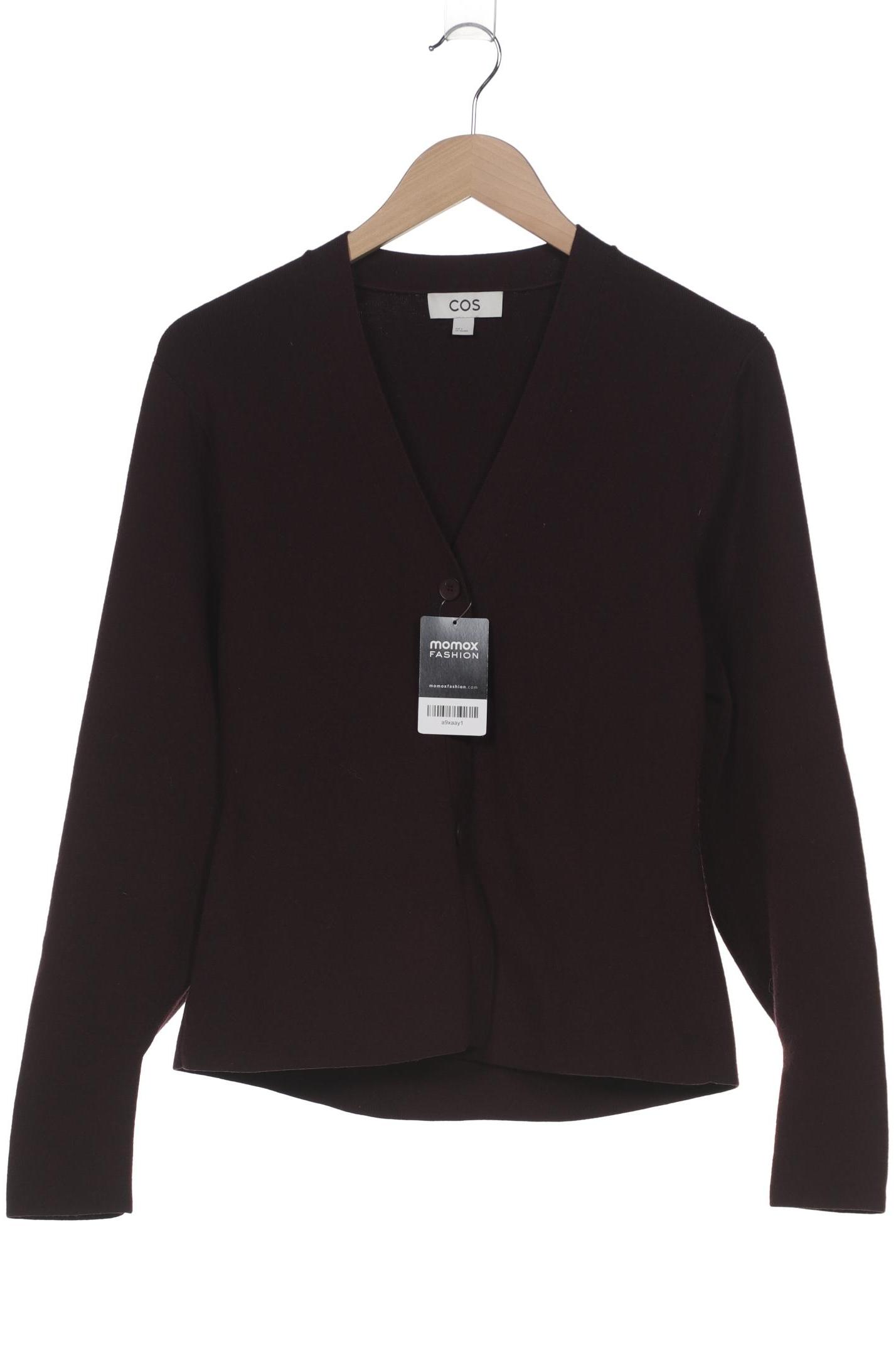 

COS Damen Strickjacke, bordeaux, Gr. 36