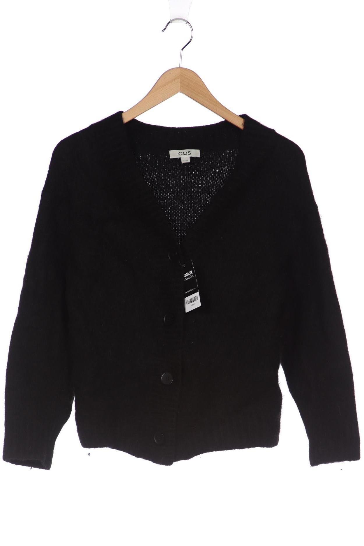 

COS Damen Strickjacke, schwarz, Gr. 34