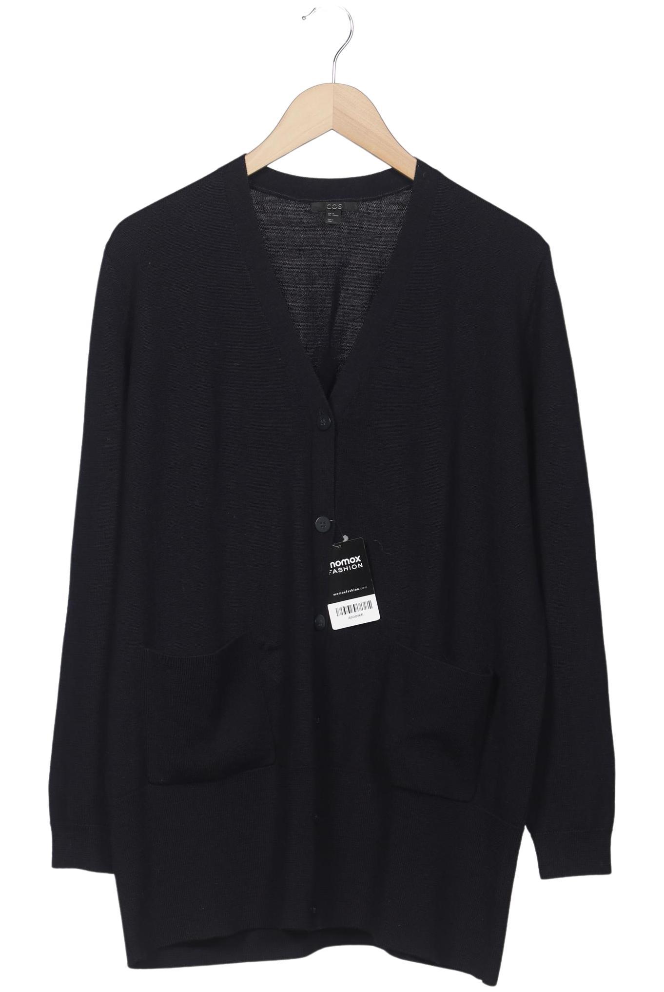 

COS Damen Strickjacke, marineblau, Gr. 38