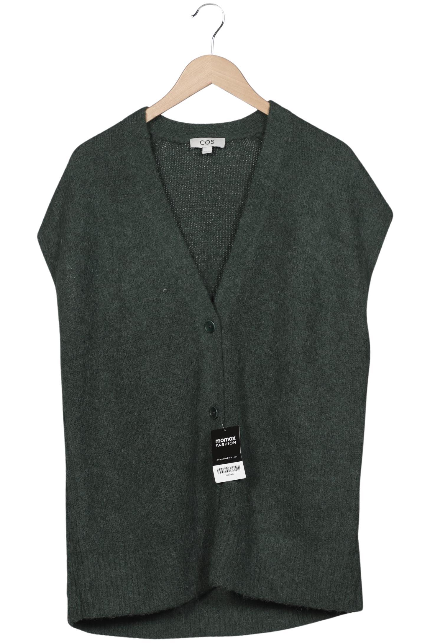 

COS Damen Strickjacke, grün, Gr. 38