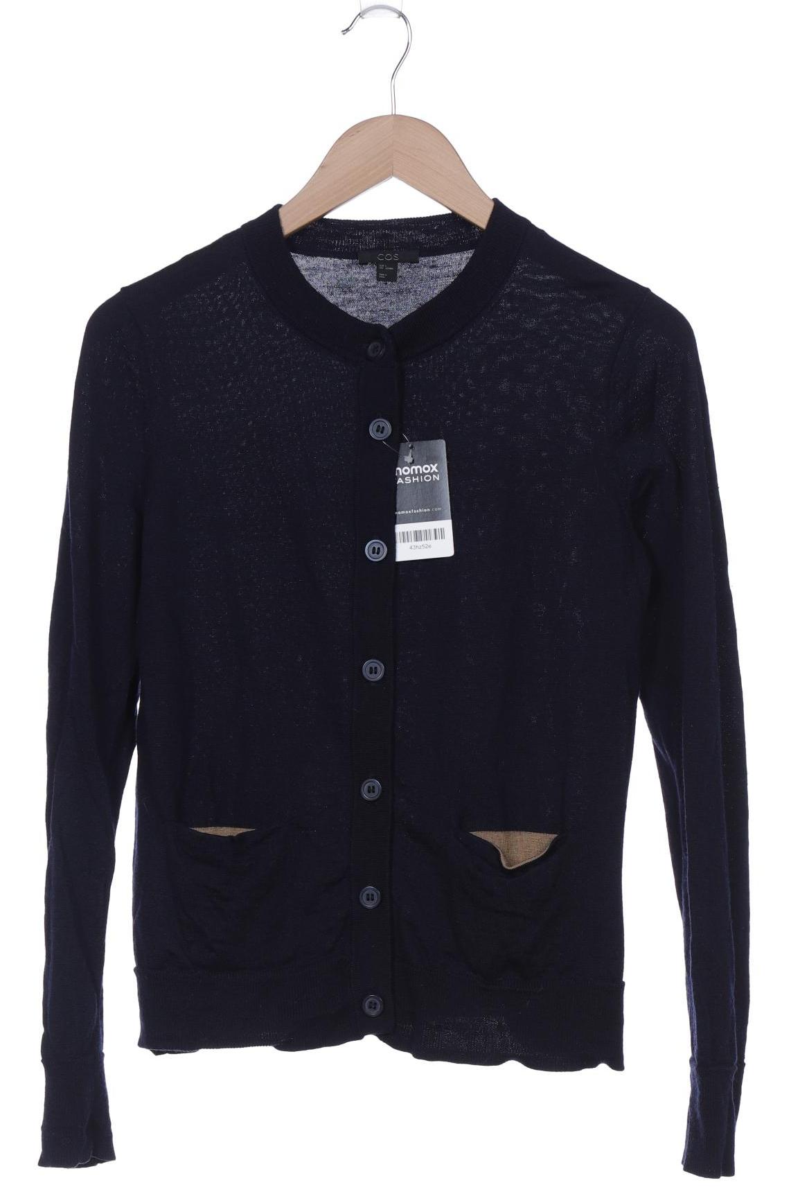 

COS Damen Strickjacke, marineblau, Gr. 36