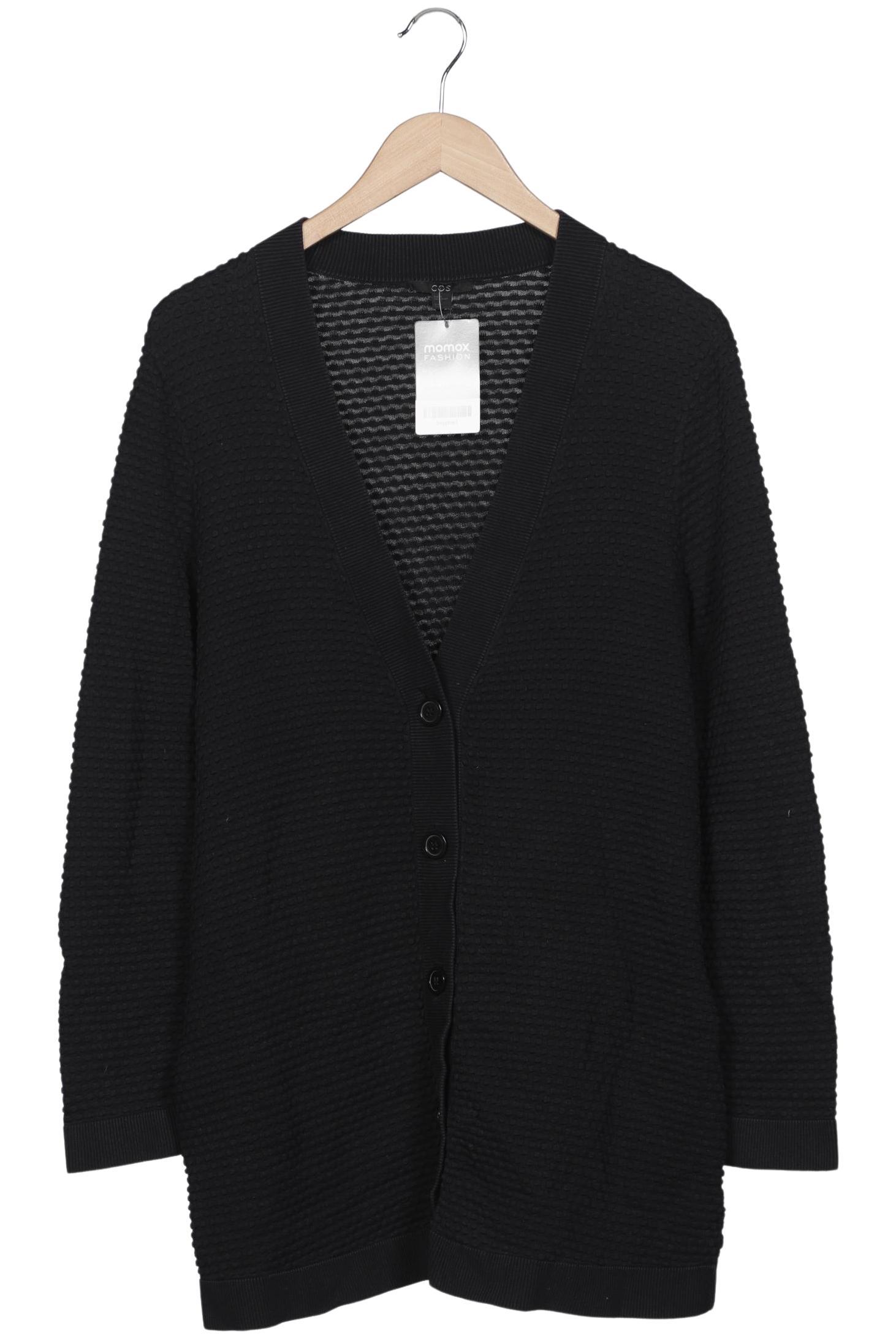 

COS Damen Strickjacke, schwarz, Gr. 38