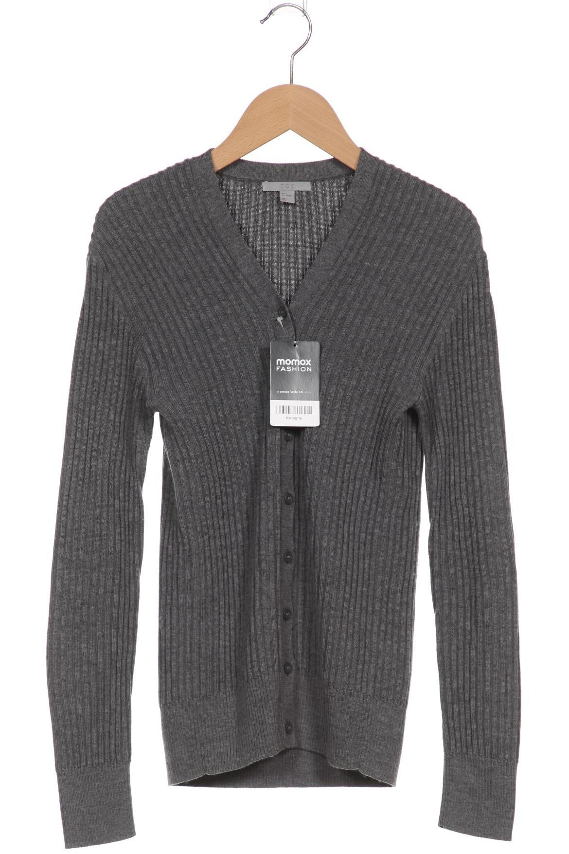 

COS Damen Strickjacke, grau, Gr. 36