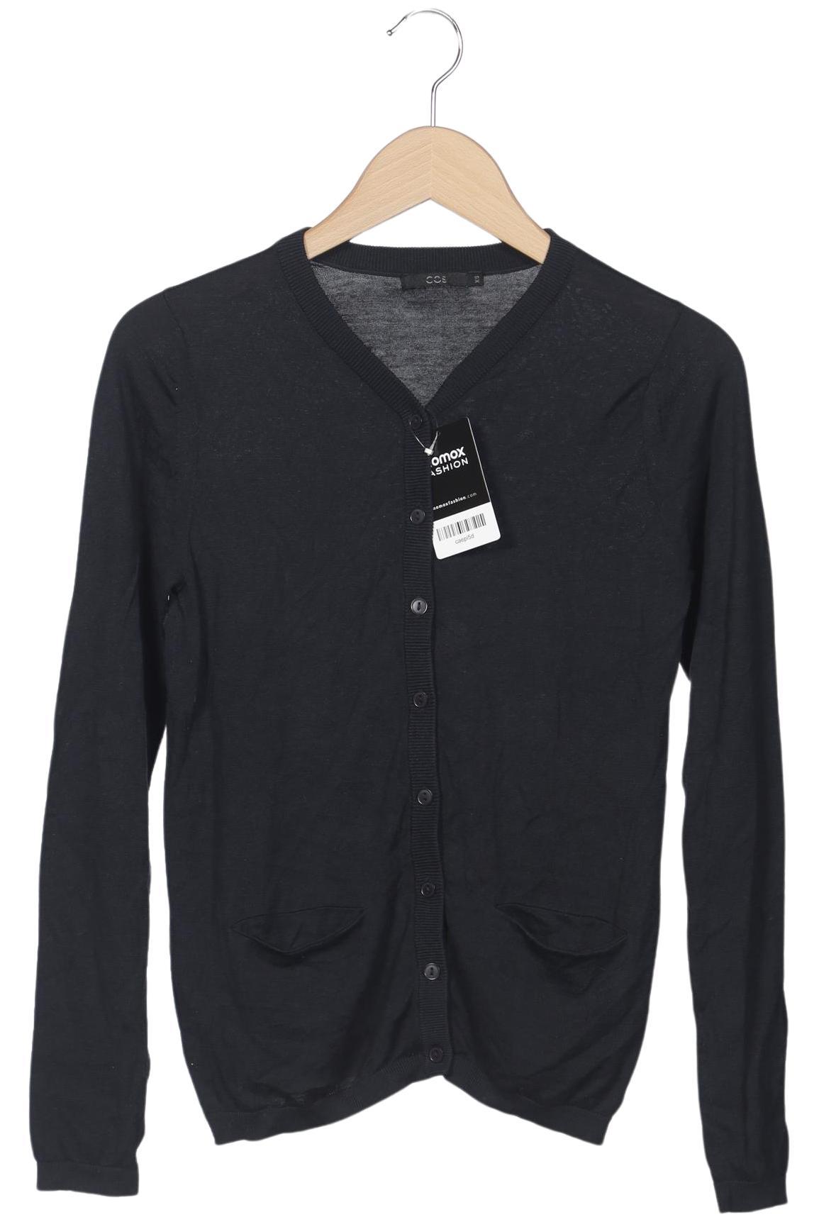 

COS Damen Strickjacke, marineblau, Gr. 34