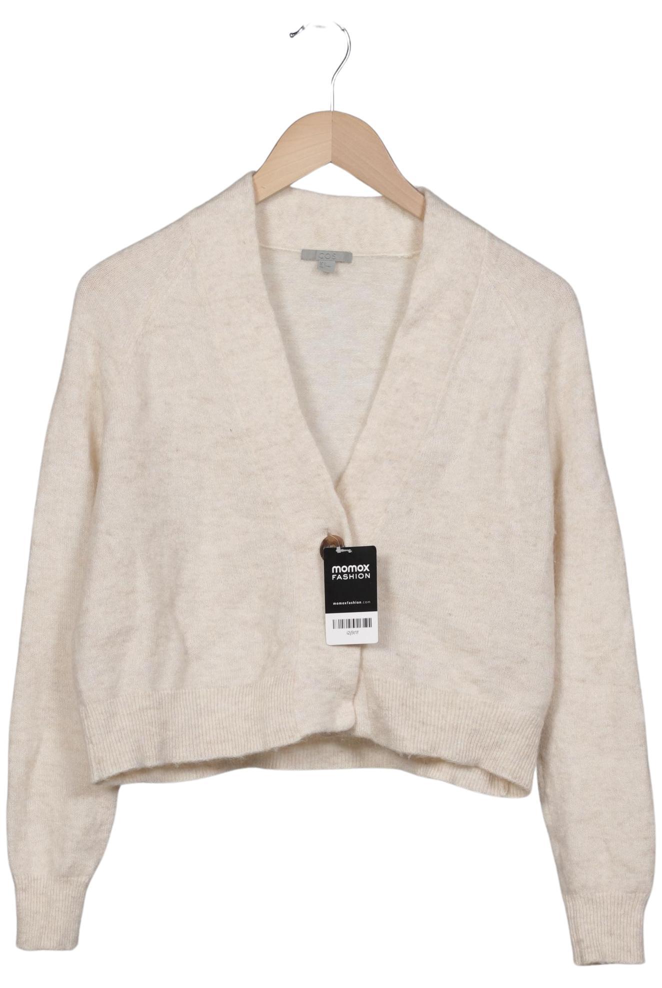 

COS Damen Strickjacke, beige, Gr. 36