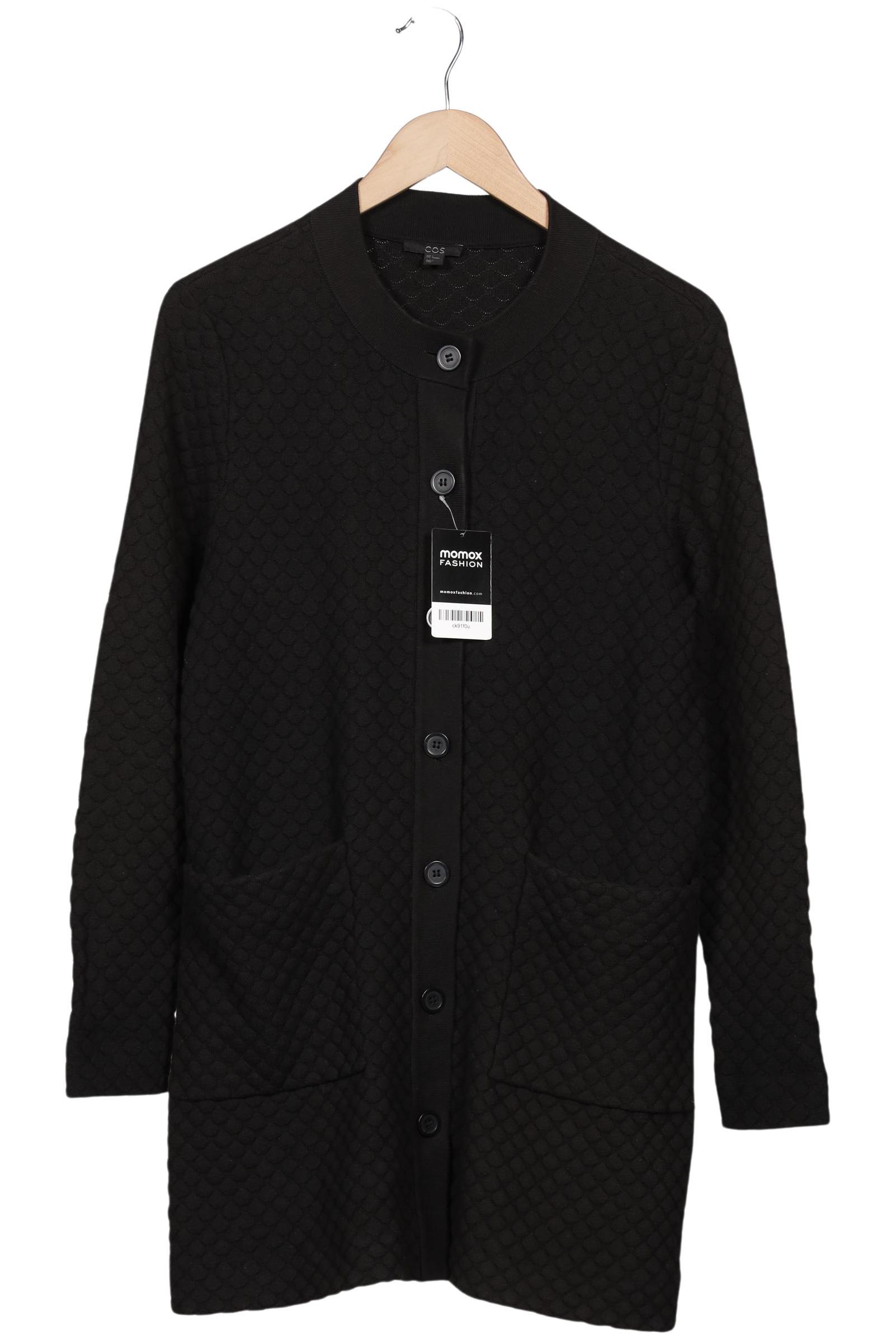 

COS Damen Strickjacke, schwarz, Gr. 36