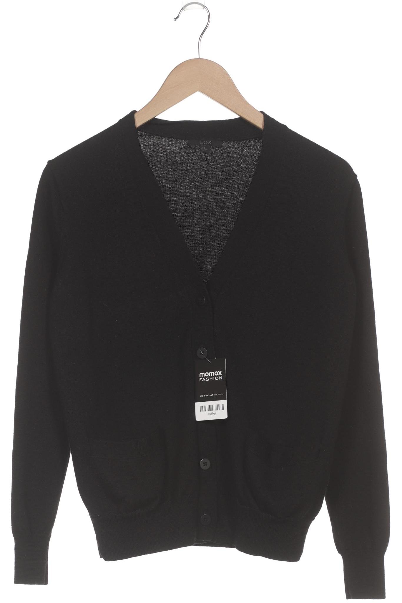 

COS Damen Strickjacke, schwarz, Gr. 38