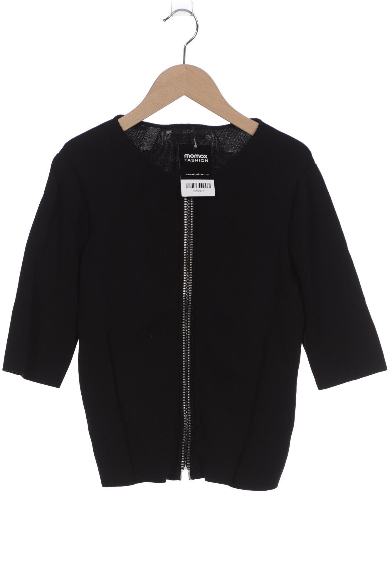 

COS Damen Strickjacke, schwarz, Gr. 38