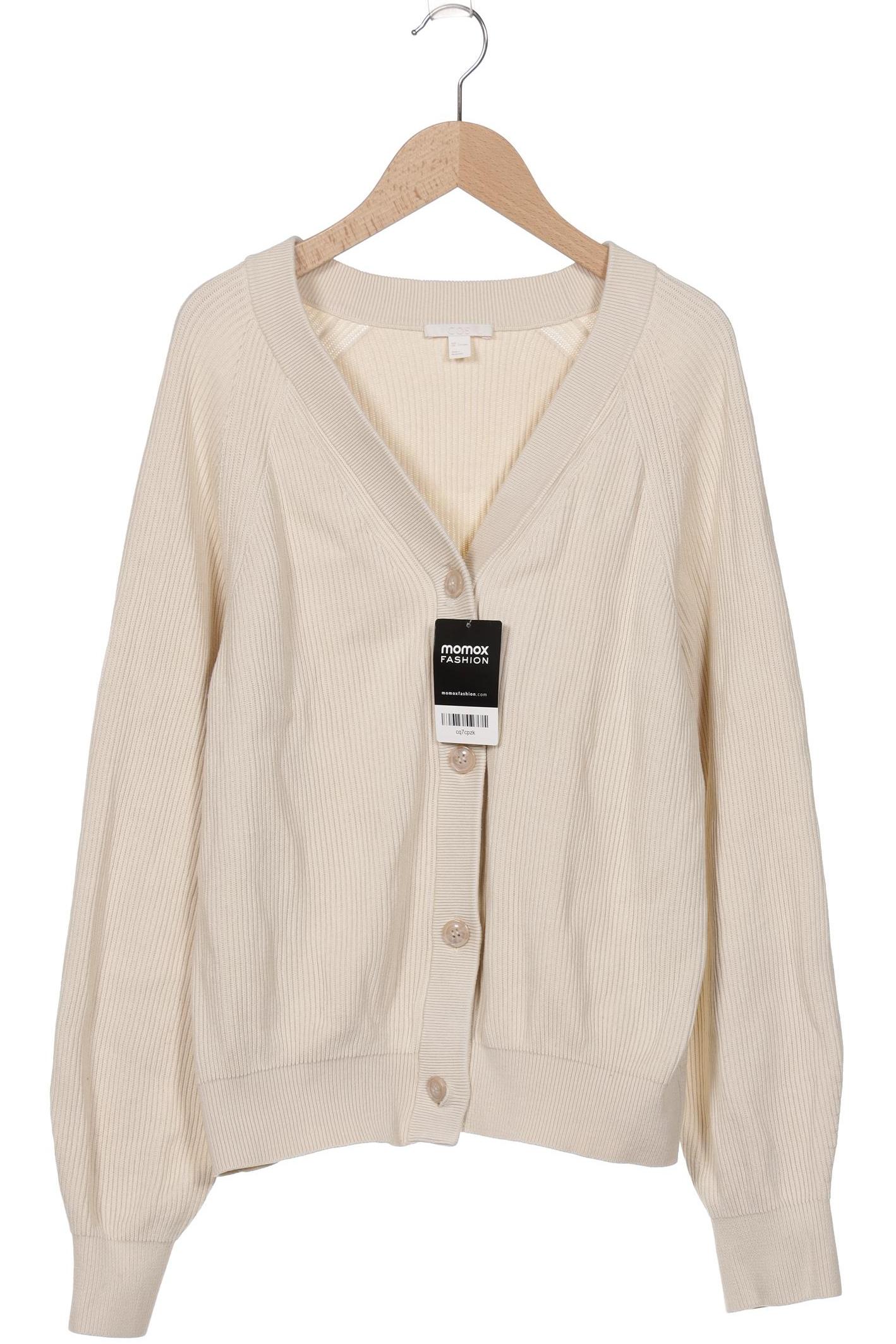 

COS Damen Strickjacke, beige, Gr. 42