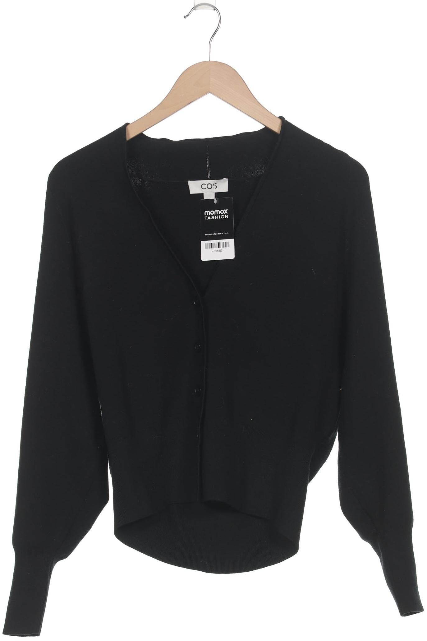 

COS Damen Strickjacke, schwarz, Gr. 38