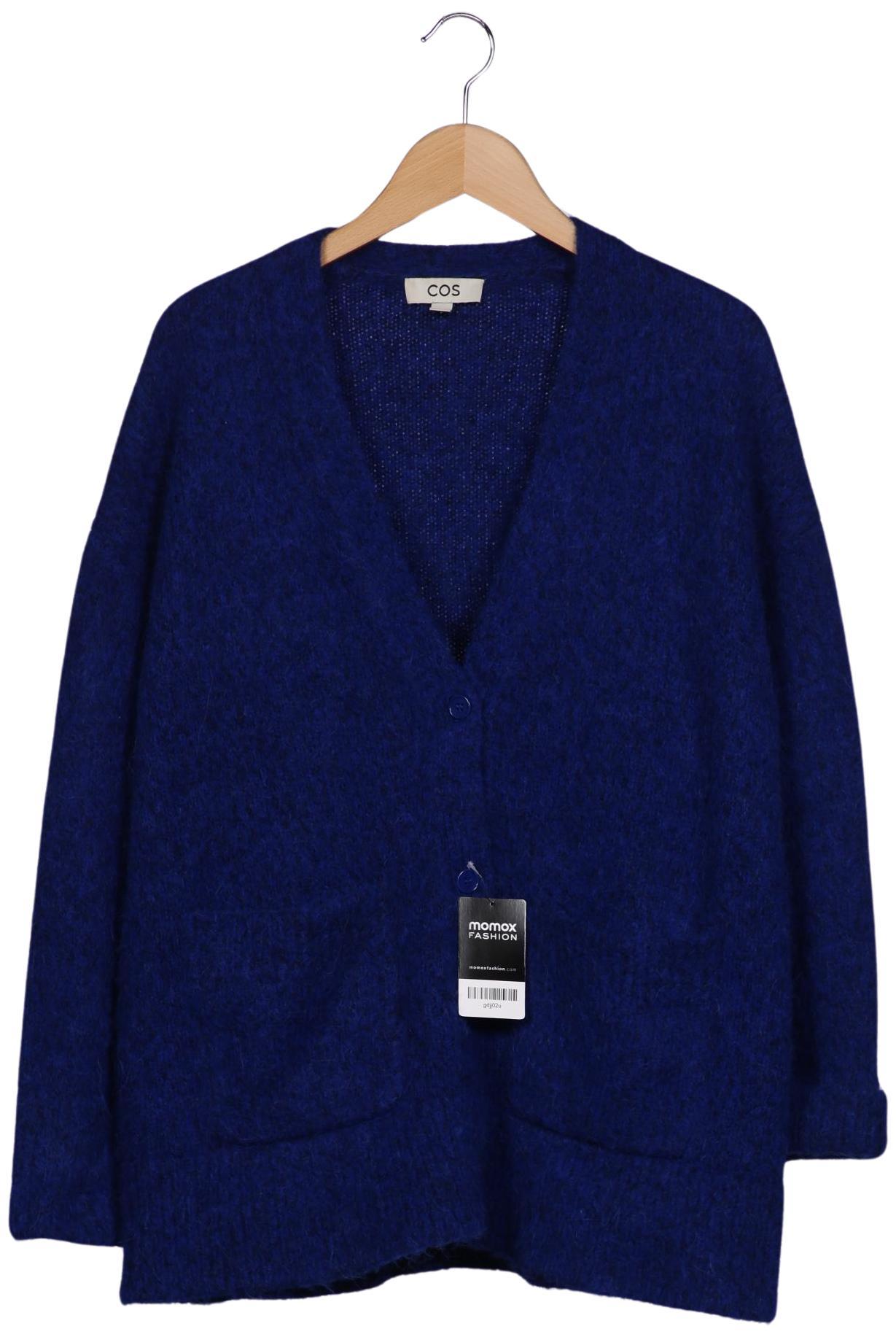 

COS Damen Strickjacke, marineblau, Gr. 38