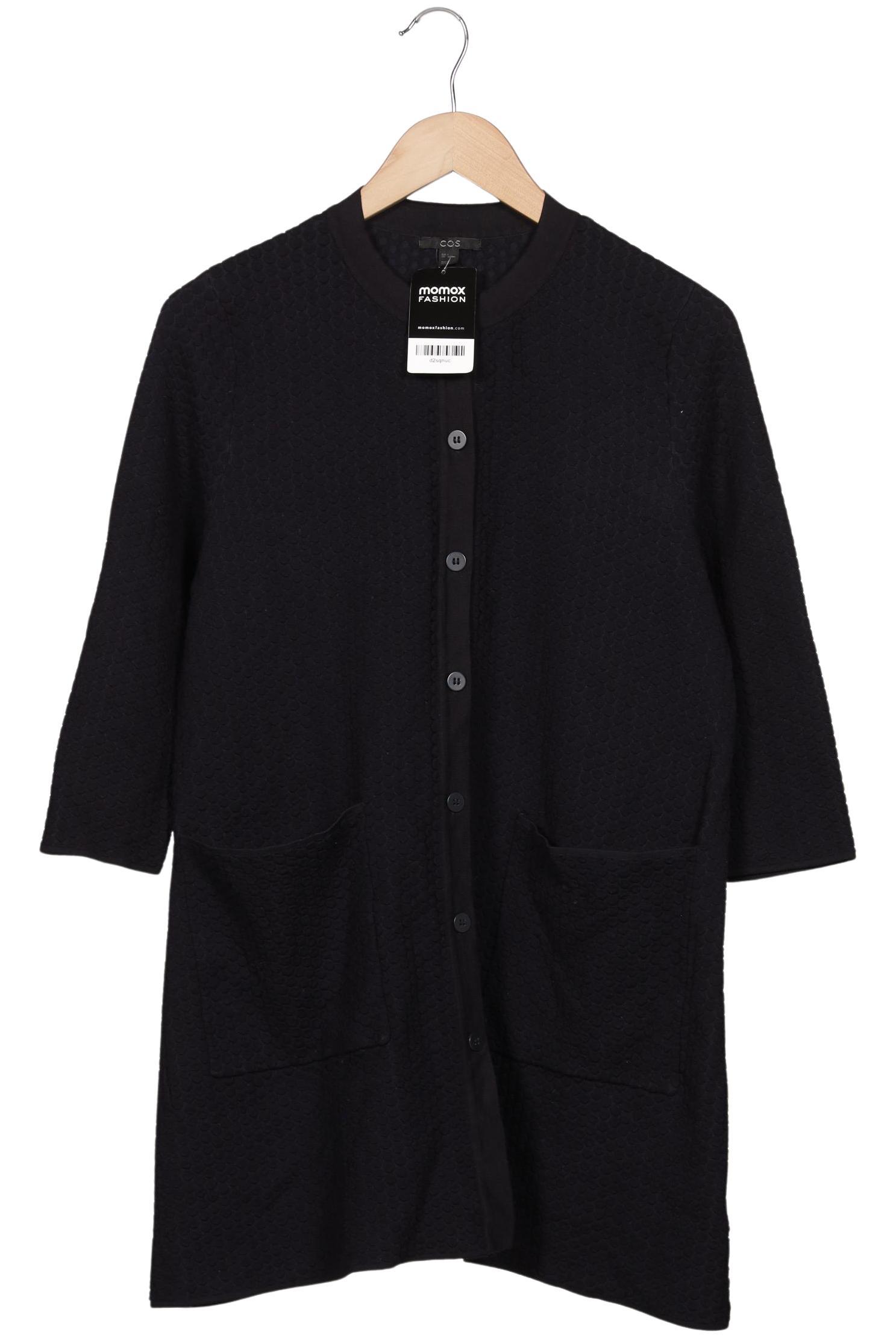 

COS Damen Strickjacke, marineblau, Gr. 36