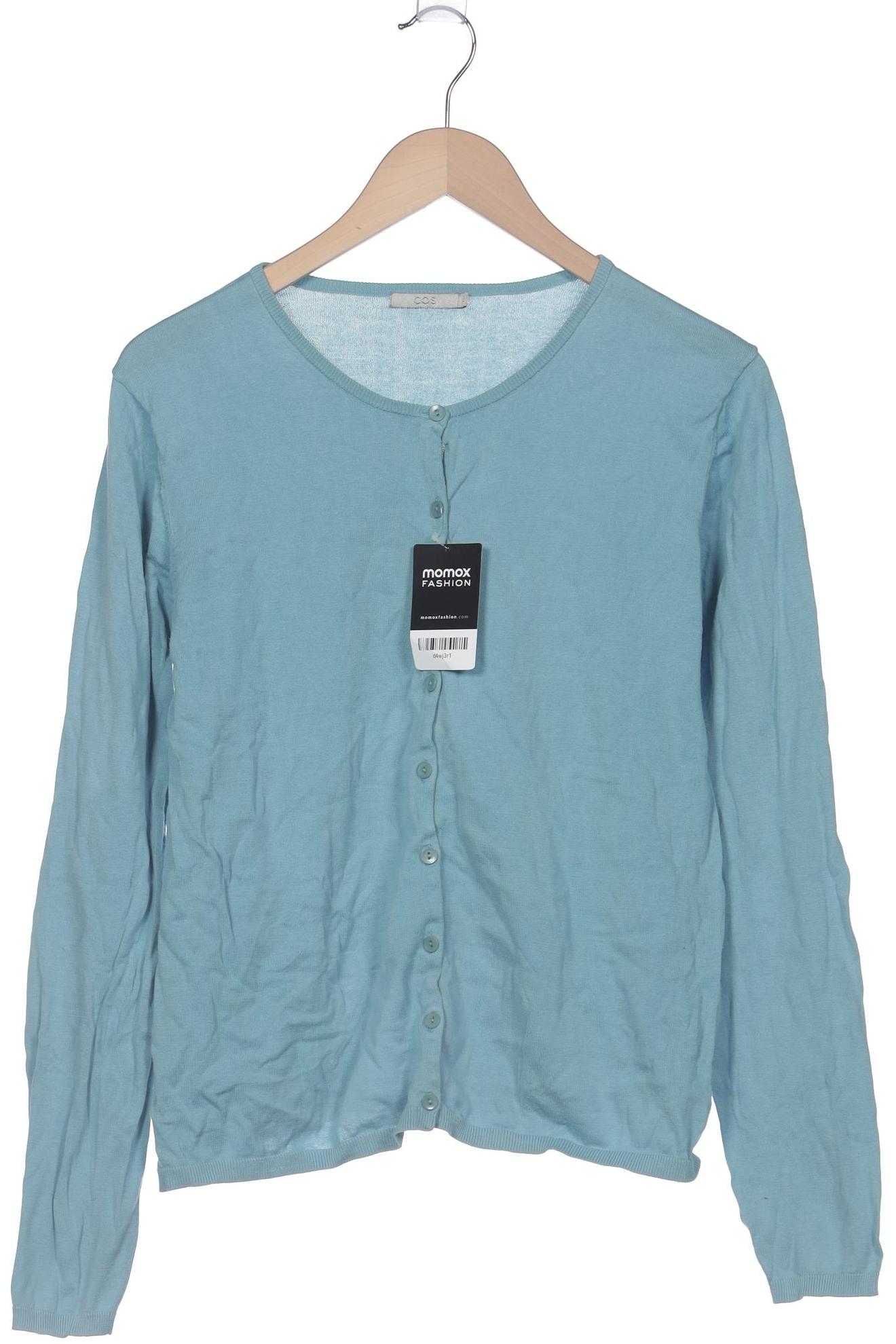 

COS Damen Strickjacke, blau, Gr. 42